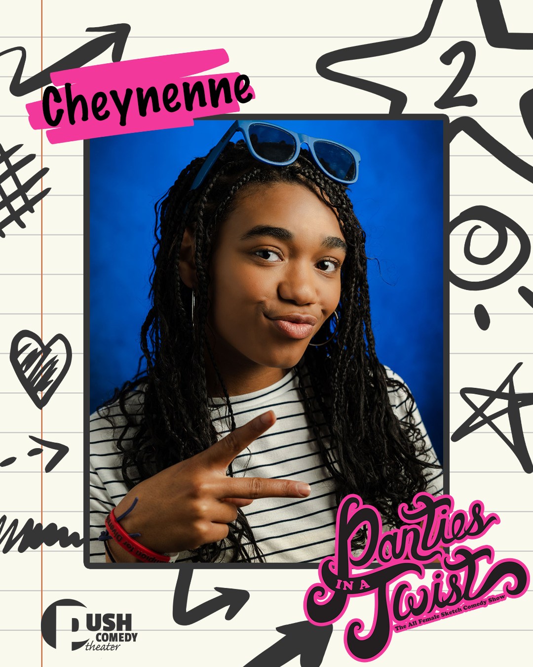 ✨ Cast Spotlight: Cheyenne ✨
At 13, Cheyenne was outside, enjoying beach days and pursuing her acting dreams by auditioning for a few Disney roles.
Now she’s back for her 2nd Panties in a Twist, and this time she’s coming in more confident and ready to have fun.
She’s wanted to be on stage since playing a flower in a photosynthesis song in elementary school… so yeah, this moment has been a long time coming 🌸
What she loves most about PIAT is simple: working with women from all different walks of life, learning from each other, and having a good time doing it.
This “girls girl” over here would add a line dance marathon to the Olympics, and honestly, we support it.
Come see Cheyenne bring the energy May 30 & 31 👇🏽
Panties in a Twist is turning 13!
📍 Historic Wells Theater
📅 May 30 & 31
🎟️ Tickets at the link in our bio
Panties in a Twist is presented by @wendyschofermd
Thank you to our sponsors:
@thecollectivetattoo
@flow.massage.nfk
📸 Donald Campbell
#pushcomedytheater #neonfk #visitnorfolkva #piat13