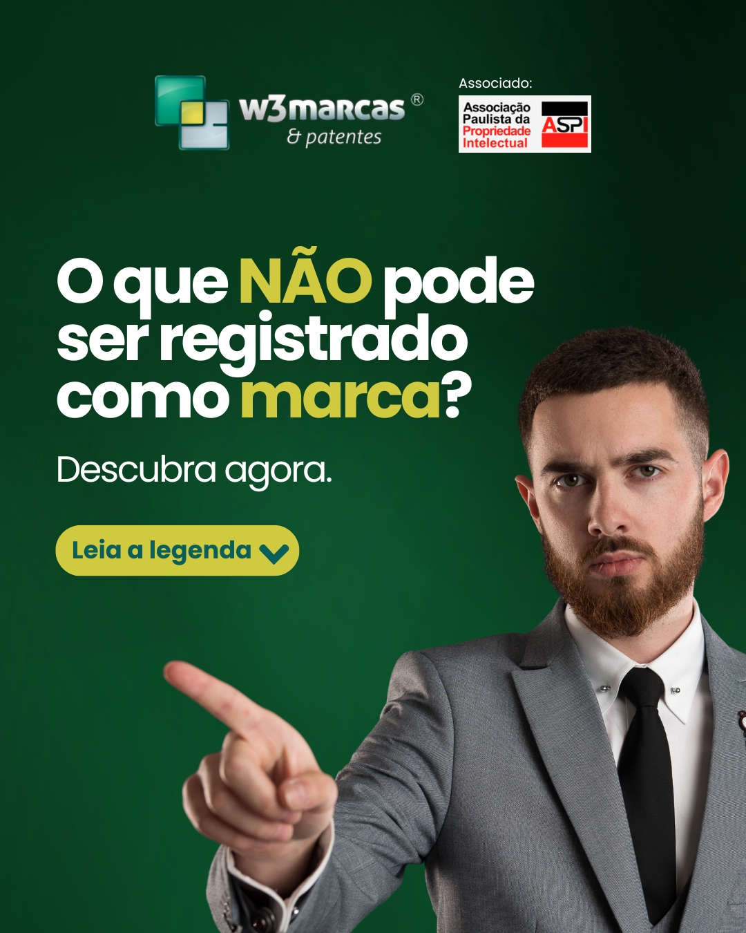 Antes de registrar sua marca, é importante saber: nem tudo pode ser protegido pelo INPI. ⚠️
Ignorar essas regras pode fazer seu pedido ser negado logo de cara. Veja alguns exemplos do que não pode ser registrado como marca:
❌ Termos genéricos ou de uso comum
➡️ Ex: “Sabonete”, “Roupas”
❌ Sinais que imitam bandeiras, brasões ou símbolos oficiais
❌ Marcas que causem confusão com outras já registradas
❌ Termos ofensivos, imorais ou contrários à ordem pública
❌ Nomes de cidades ou expressões meramente descritivas
📌 Para conseguir o registro, sua marca precisa ser distintiva, original e juridicamente viável.
💡 Evite erros, retrabalho e perda de tempo.
Na W3Marcas, realizamos análise especializada para aumentar as chances de aprovação do seu registro no INPI.
💼 Com mais de 20 anos de experiência em registros de marcas e patentes no Brasil e no exterior, a W3Marcas é referência em segurança, agilidade e credibilidade.
📲 Atendimento imediato:
📱 0800 590 0487
📧 registrecom@w3marcasepatentes.com.br
🌐 www.w3marcasepatentes.com.br
#W3Marcas #RegistroDeMarca #INPI #MarcaRegistrada #ProtejaSuaMarca #DireitoEmpresarial #AdvogadoEspecialista #EmpreendedorismoSeguro