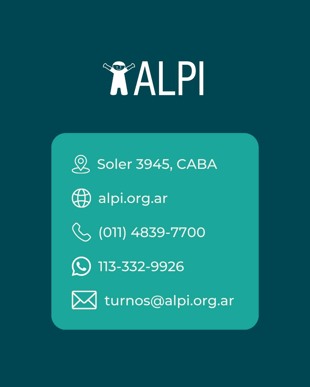 Hay avances que parecen pequeños… hasta que cambian todo.
Hablar, tragar, expresarse, reconectar.
Detrás de cada logro hay trabajo, compromiso y acompañamiento profesional.
💙 Feliz Día de la Fonoaudiología
📍 Soler 3945, CABA
📞 (011) 4839-7700
📲 113-332-9926
📧 turnos@alpi.org.ar
#DíaDelFonoaudiólogo #ALPI #Rehabilitación #Salud #Fonoaudiología