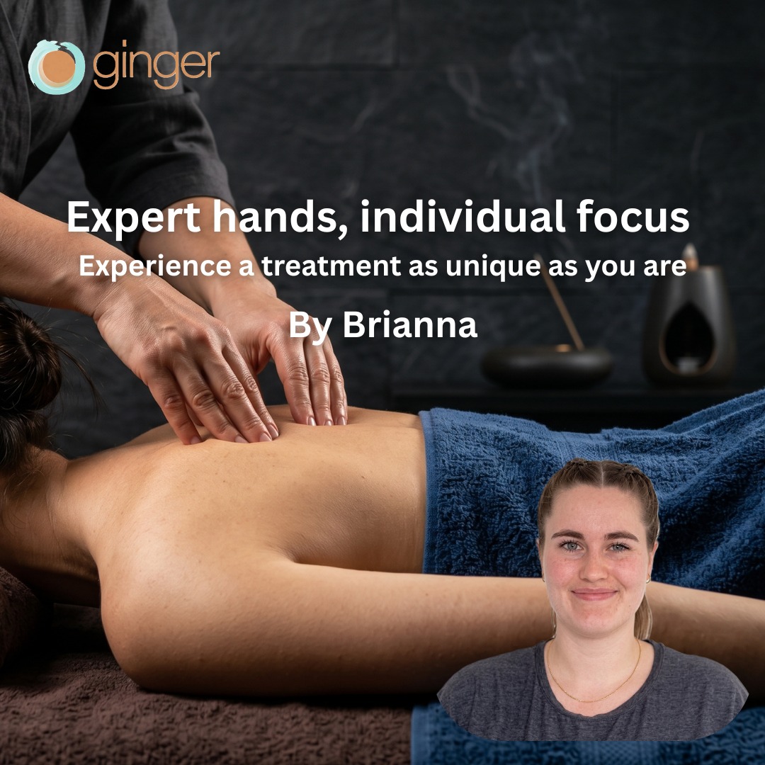 Brianna treats acute and chronic conditions, with every plan built around what's actually going on in your body and your long-term wellbeing.
That might mean remedial work on a persistent injury, deep tissue for stubborn tightness, a swedish for full-body unwind, or cranial sacral therapy for something quieter. The approach starts with what you walk in with — not a fixed menu.
Book online or call 01727 869929 to book with Brianna.
#GingerNaturalHealth #StAlbans #StAlbansWellness #RemedialMassage #DeepTissueMassage #CranialSacralTherapy #SwedishMassage #MassageTherapy #ChronicPainRelief #HertfordshireWellness