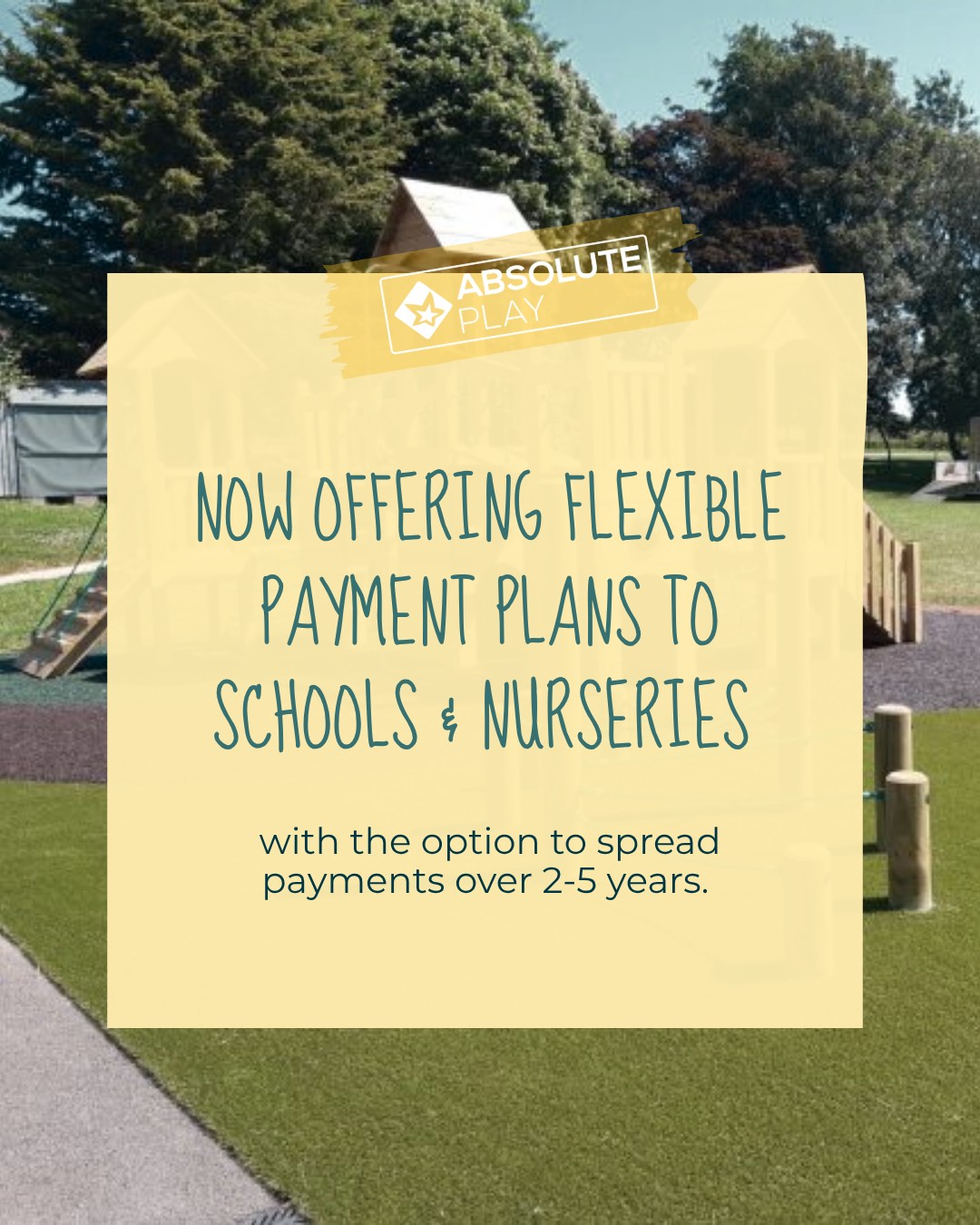 Now offering flexible payment plans for schools & nurseries.
Spread the cost over 2–5 years and make it easier to get your project moving.
Got a project in mind? Drop us a message or head to the link in our bio ✨