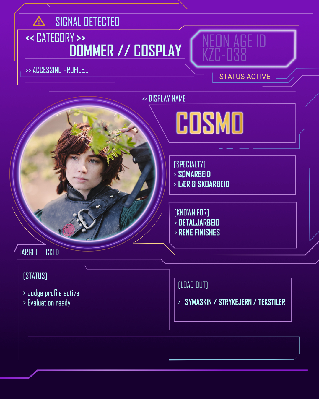 // TRANSMISSION RECEIVED //
Cosplay judges detected at KAZU HQ.
Meet the judges for Cosplay at Kazokucon – Neon Age:
@cosmo._.cosplays
@quacksonxhollander
@ryurai_cosplay
📸
Cosmo: @katrix_media
Quacksonxhollander: @jujuinthebox_photo