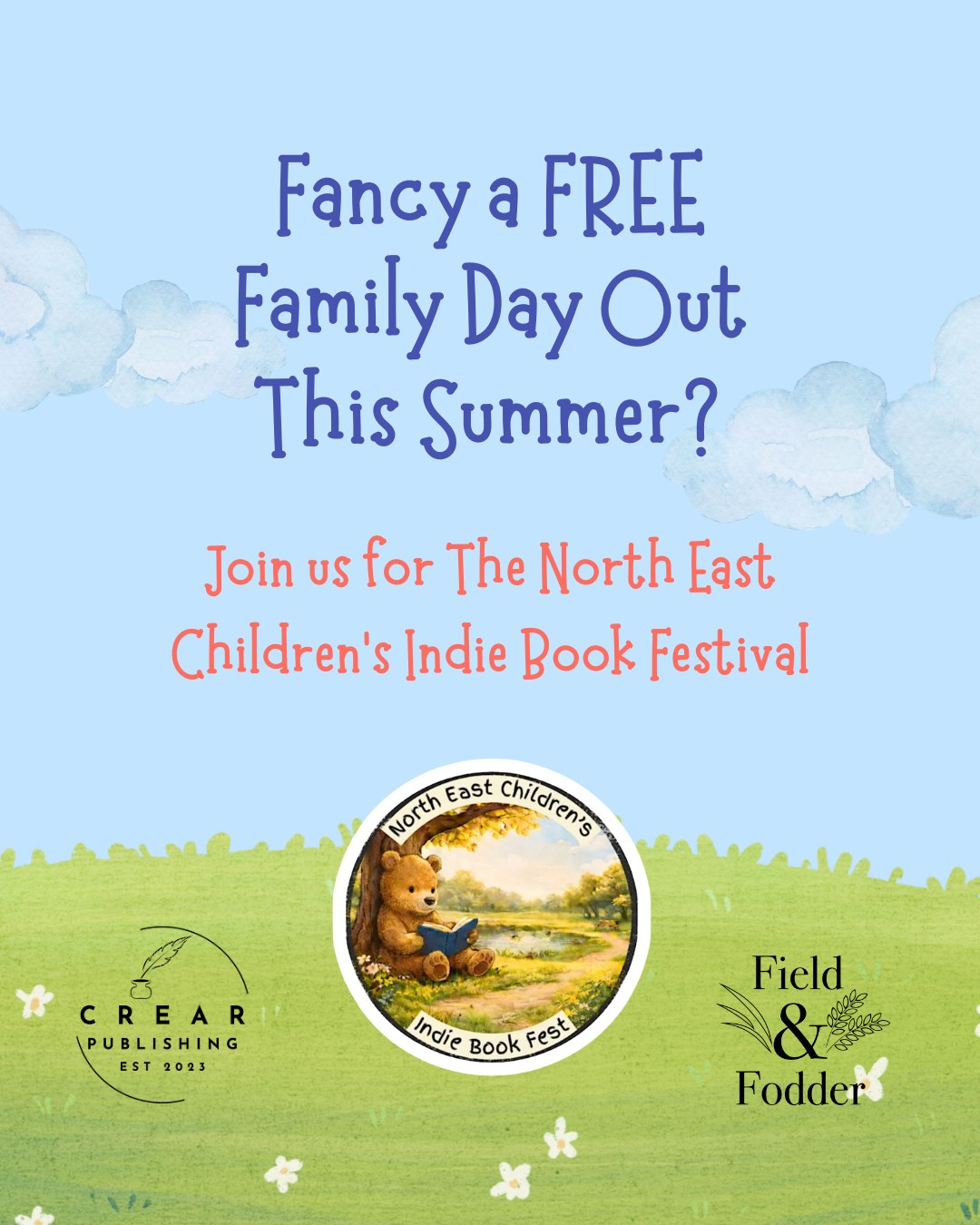 📣 You're invited to: The North East Children's Indie Book Fest, taking place this summer on Saturday 25th July at the amazing @fieldandfodderdurham 📍
📚 You're in for a fun and inspiring event, celebrating independent children's authors, with storytelling, author talks and opportunities for young readers to discover new books.
Here's everything you need to know about the event, slide along...
& to secure your FREE tickets head to our website now 🤩
#northeast #northeastsummer #durham #durhamevents