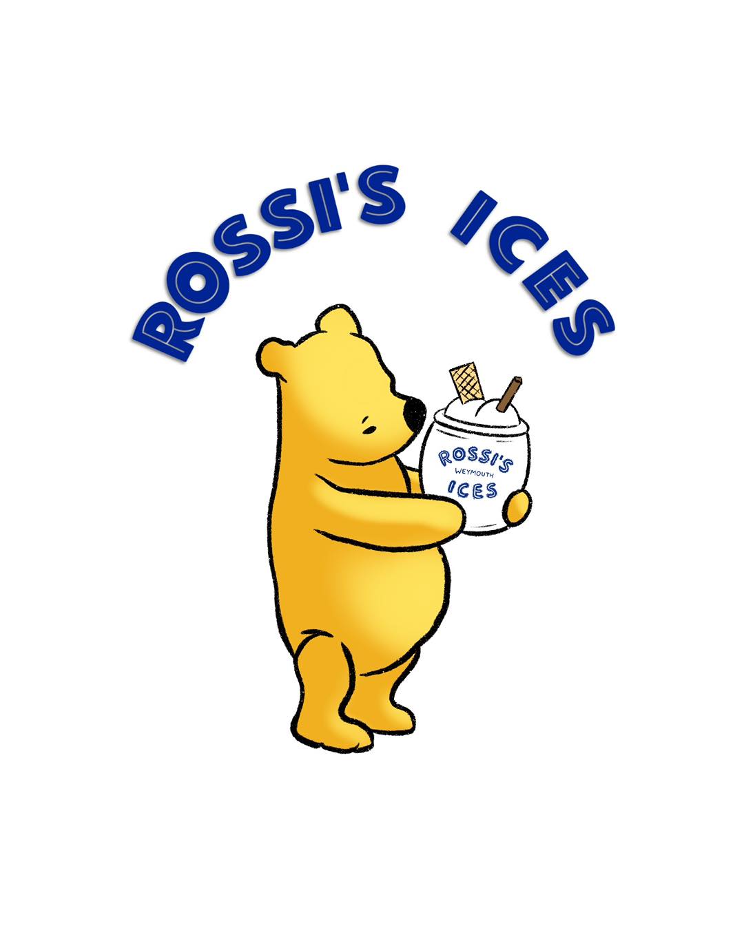 100 Years of Winnie the Pooh! 🌳
This Saturday onwards (whilst stocks last), we will be celebrating 100 years of Winnie the Pooh with a honey based Rossi’s special 🍨🐝 (maple syrup for our plant based friends) 💛
Every sundae will receive a free Winnie the Pooh X Rossi’s sticker 🍯
If you want to book a table this weekend specifically for a Winnie the Pooh let us know and we will save you the stickers and the stock 🤎