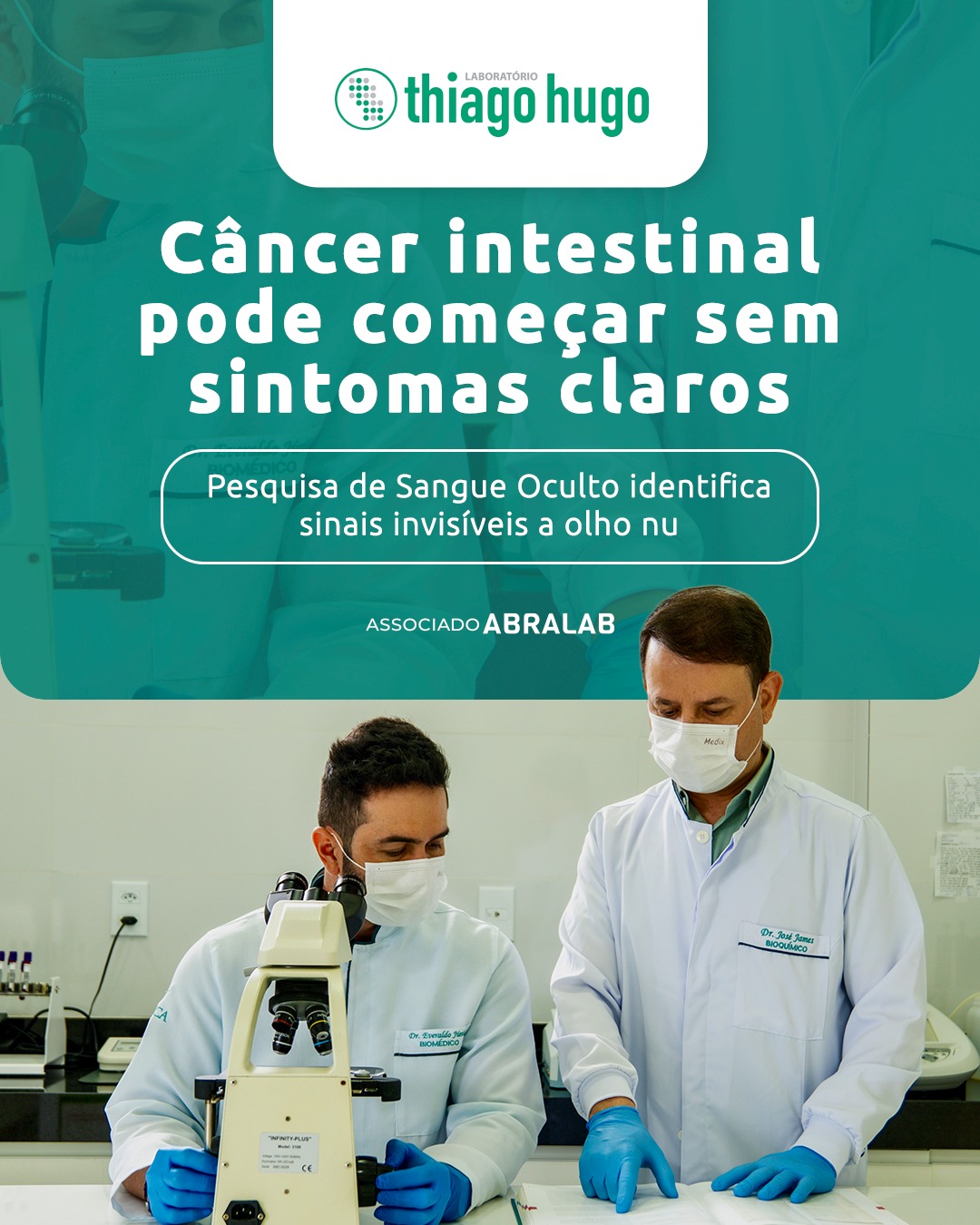 A Pesquisa de Sangue Oculto nas fezes AUXILIA a identificação de um dos principais sintomas do câncer colorretal. É indicado realiza-lo dentro das rotina de check up a partir dos 45 anos.
🔍 Detecta pequenas quantidades de sangue invisíveis a olho nu
🔍 Além de câncer colorretal, pode indicar pólipos, úlceras, doenças inflamatórias intestinais, hemorróidas e fissuras anais
🔍 Por ser feito pelo método de imunocromatografia, não exige preparo prévio, restrições alimentares ou suspensão de medicamentos
🔍 Resultado positivo precisa de confirmação por exames complementares
Quando identificadas precocemente, as alterações podem ser tratadas antes de evoluírem para quadros mais graves, o que é fundamental para reduzir os seus impactos e aumentar as chances de tratamento eficaz.
Fale com nossa equipe e solicite um orçamento da Pesquisa de Sangue Oculto. 💬
🔬Laboratório Thiago Hugo
☎📲 Whatsapp ou Call Center (38) 3531-8650
📧 contato@laboratoriothiagohugo.com.br
📍Unidades em Diamantina, Patrocínio, Conceição do Mato Dentro e região.
Para mais informações, acesse o site:
🌐 Home | Laboratório Thiago Hugo
#diamantinamg #conceiçãodomatodentro #patrocinio #laboratoriothiagohugo