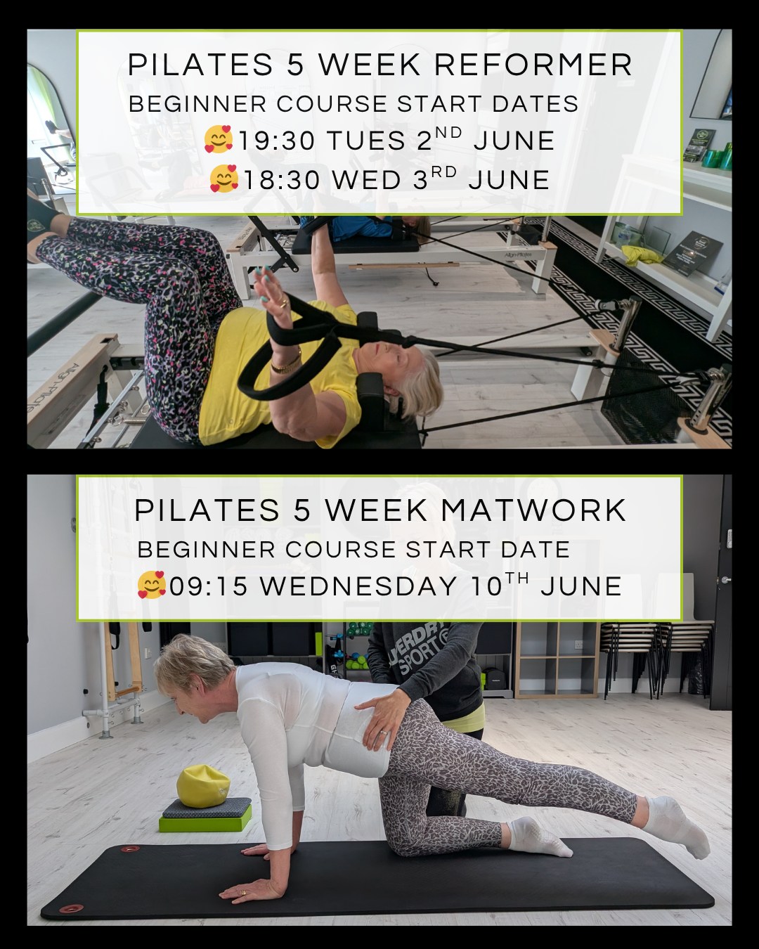 The last Pilates Matwork and Pilates Reformer Beginner course dates before autumn! Five consecutive weeks and then a FREE class of your choice at the end! Learn with precision and at your own pace, with the opportunity to ask questions as you go along, all within a small group. Book via our website.
#upminster #pilatesrehab #pilatesstudios #reformerpilatesstudio #pilatesmatworkstudio #pilatesbeginner #beginnerreformer