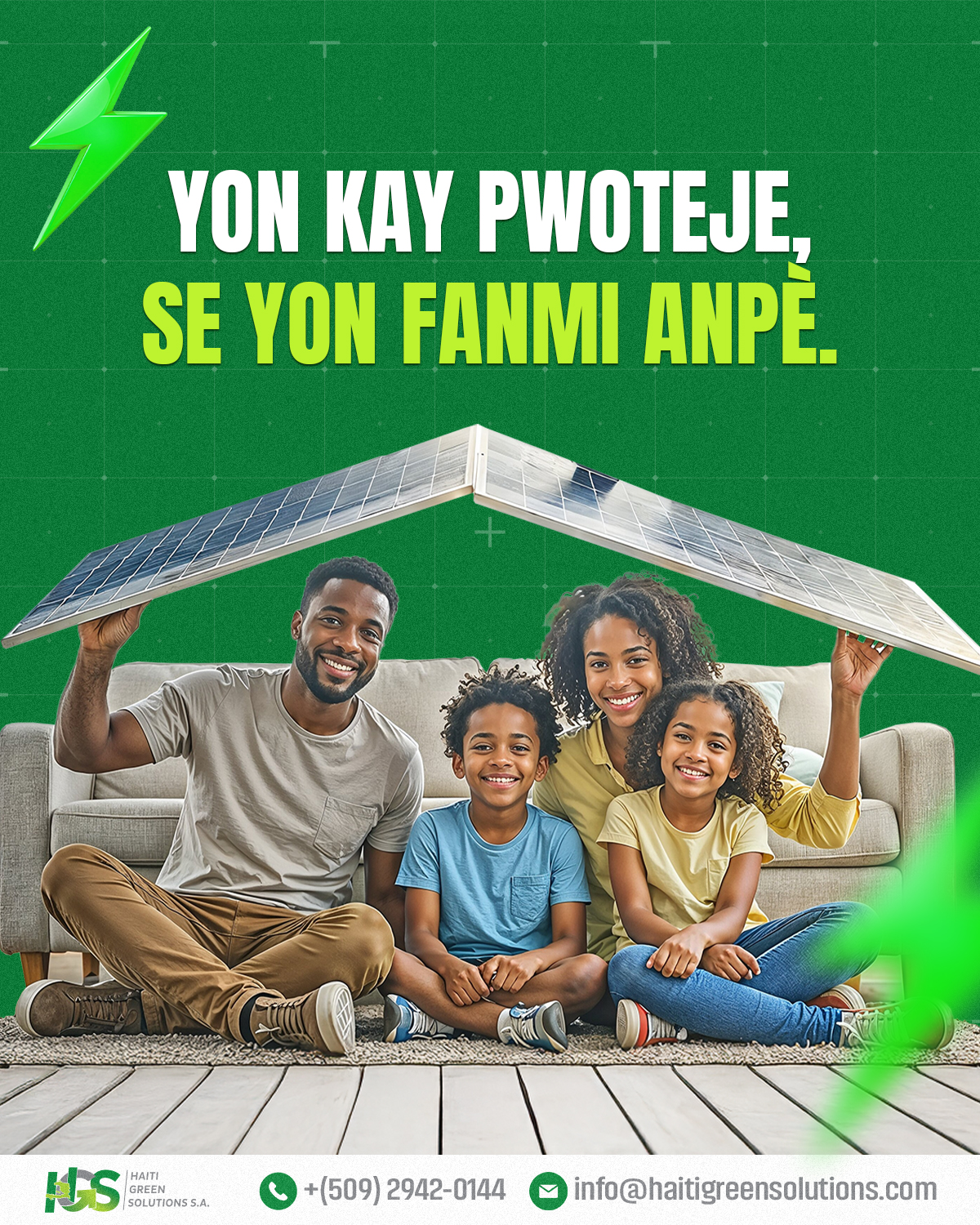 Sekirite fanmi w pa gen pri...Se mete kouran na kay la 🏠
📧info@haitigreensolutions.com
📞 2942-0144
#HGS #Blackoutfini