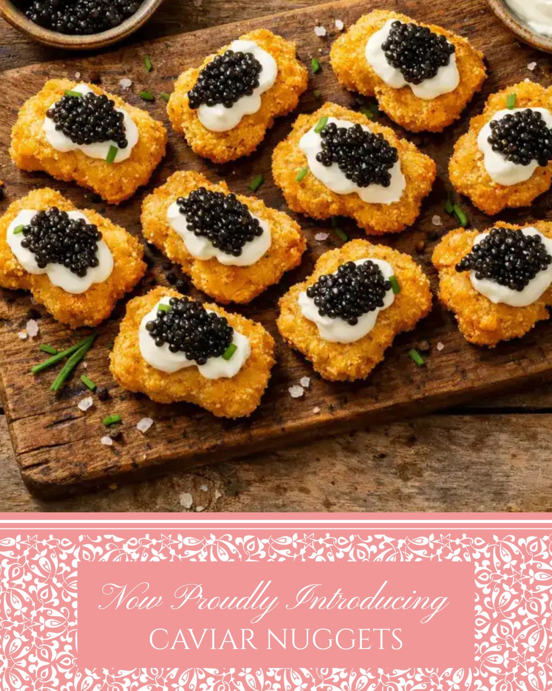 We’re serving our own version of nuggets and caviar for guests to enjoy this unique trend.
#caviarnuggets #weddingappetizers #palmbeachcaterer #palmbeachwedding
#palmbeachevents