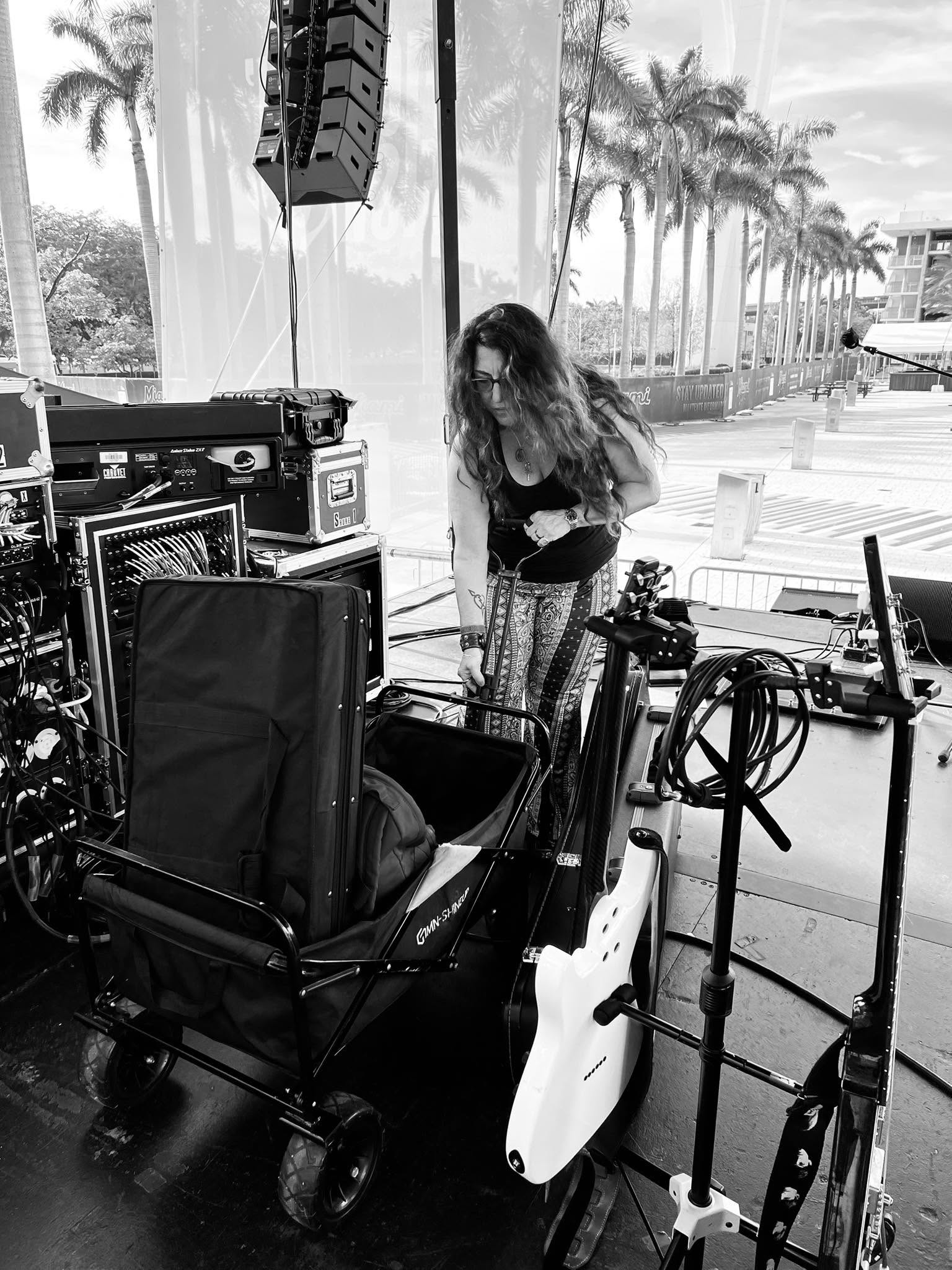 Behind the scenes of the Miami Marlins gig ⚾️🎶
This is the part no one really sees… countless hours of loading in, setting up gear, soundcheck, line levels and making sure everything is ready before the first note is even played. A lot goes into these shows, but it’s all part of the journey and truly a labor of love. ❤️
More photos to come from an amazing weekend of music with MizBehavin! ✨
📸 Photo credit: MizzStyx 🥁❤️