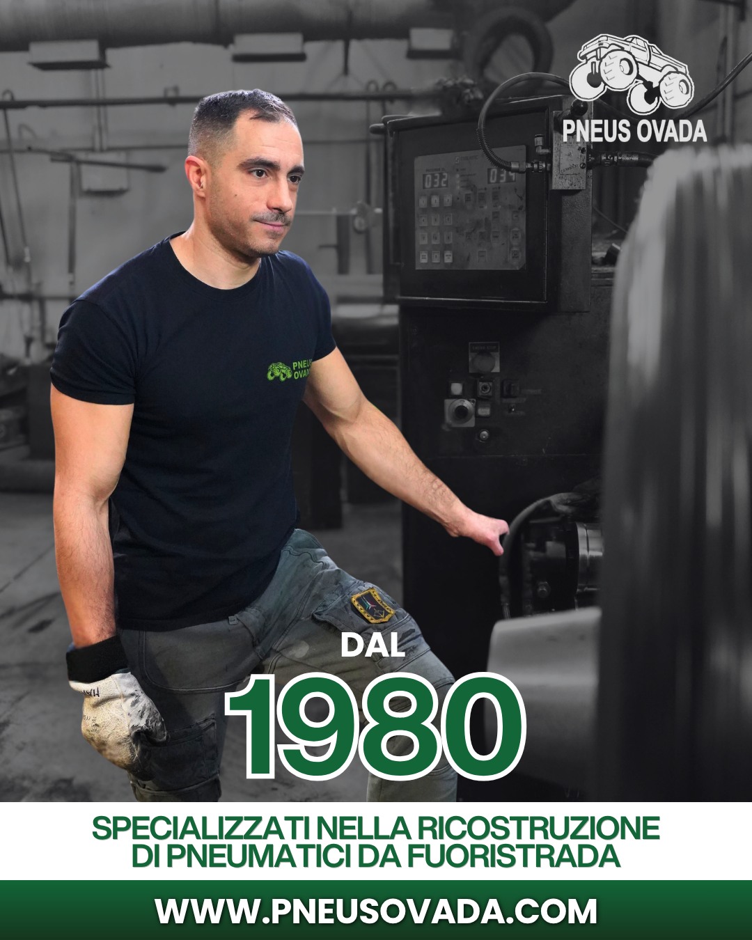Dal 1980 produciamo pneumatici ricostruiti per autovetture, trasporto leggero e 4x4, con una specializzazione che negli anni ci ha resi un punto di riferimento anche nel fuoristrada.
Ogni prodotto nasce da esperienza, lavorazioni accurate e ricerca costante, per offrire qualità, affidabilità e prestazioni reali, su strada e oltre.
#PneusOvada #PneumaticiRicostruiti #Fuoristrada #4x4Italia #TrasportoLeggero