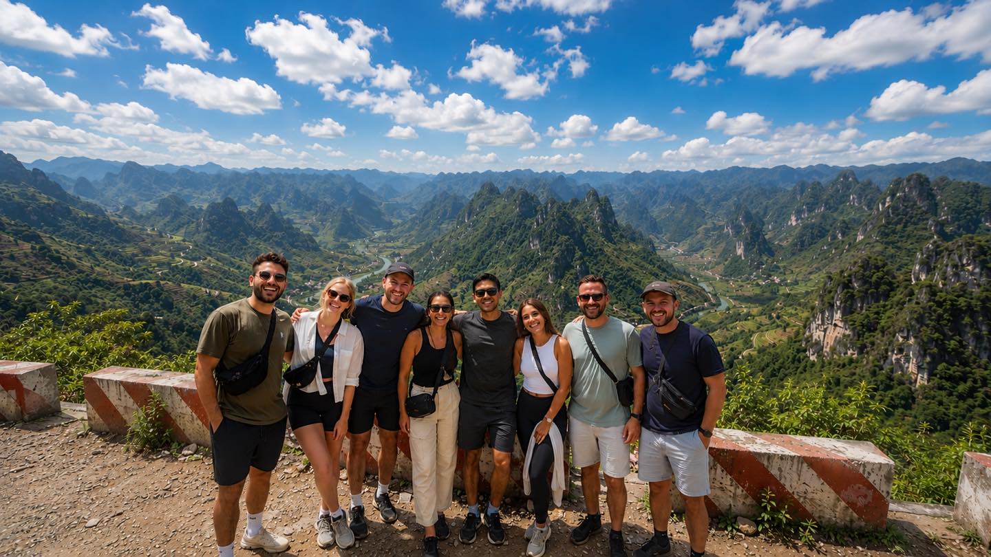 This is what your day can look like when you trade the office chair for a motorbike ride 🏍️💨
We believe the best stories aren't found in a guidebook. They’re found at 1,500 meters above sea level, looking down at the windy road and mountains of Ha Giang with a group of like minded adventurers.
Our 14-day tour takes you deep into the heart of the North. From the chaos of Hanoi to the silence of Lan Ha Bay. Ready to write your own chapter? 📖
Check out our "Ultimate North Vietnam Adventure” in our website / bio or DM us for the brochure.
#workhardtravelharder#vietnamtrip#hagiangloop #travelcommunity#boutiquetravel#hiddenvietnam #exploremore#turastales