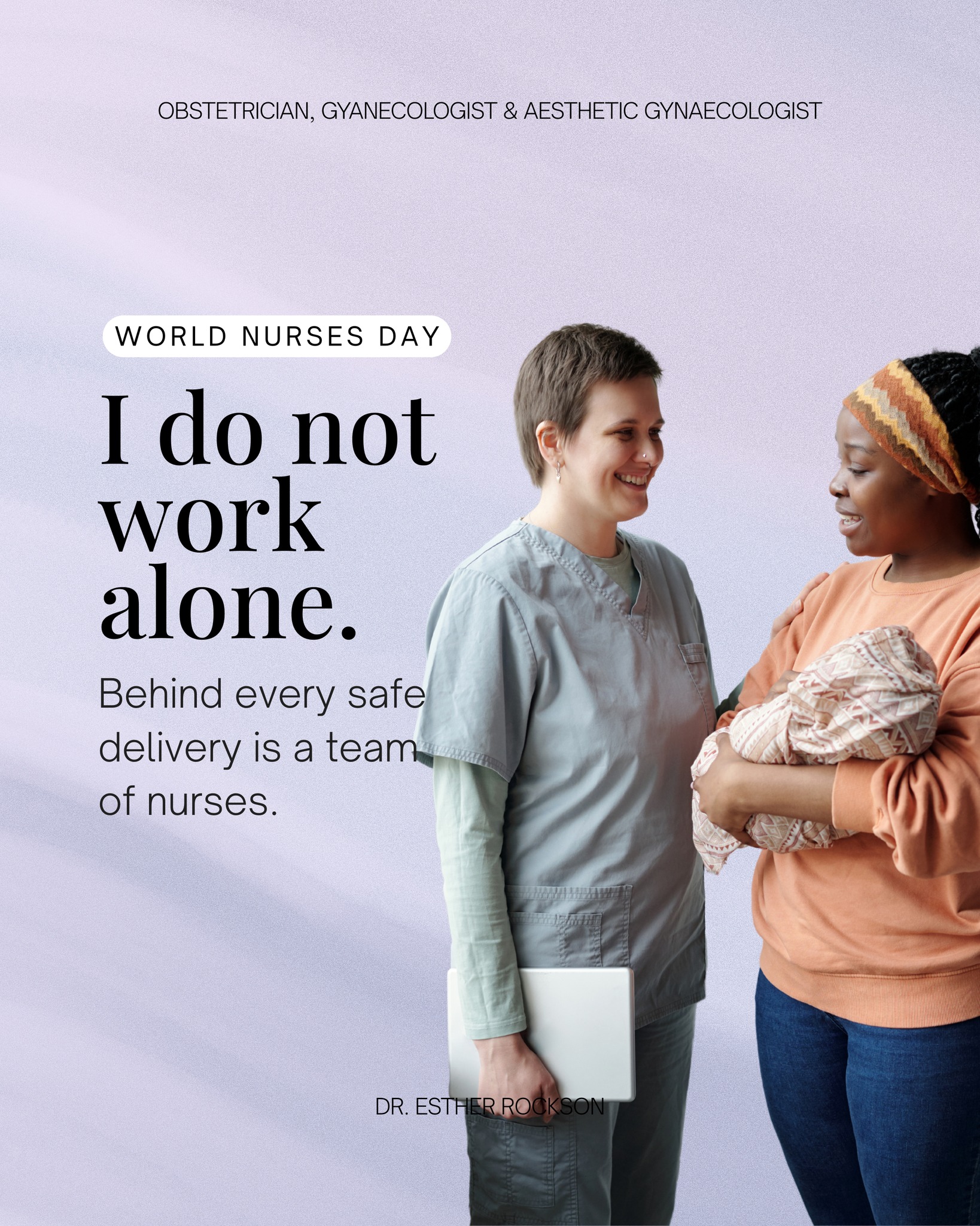 Today is International Nurses Day. So let me say it clearly: I do not work alone.
Behind every safe delivery, every steady recovery, every reassuring moment in a hospital bed; there is a nurse. They translate medicine into care. They hold hands when words run out. They notice the things we are too rushed to see, and catch them before they become emergencies.
To every nurse at Busamed Modderfontein, and to nurses across South Africa carrying our hospitals and clinics on your shoulders, thank you. We could not do this work without you.
Happy International Nurses Day💜🤱
- Dr. Esther Rockson, Obstetrician & Gynaecologist | Busamed Modderfontein
#drestherrockson #obstetrician #worldnursesday