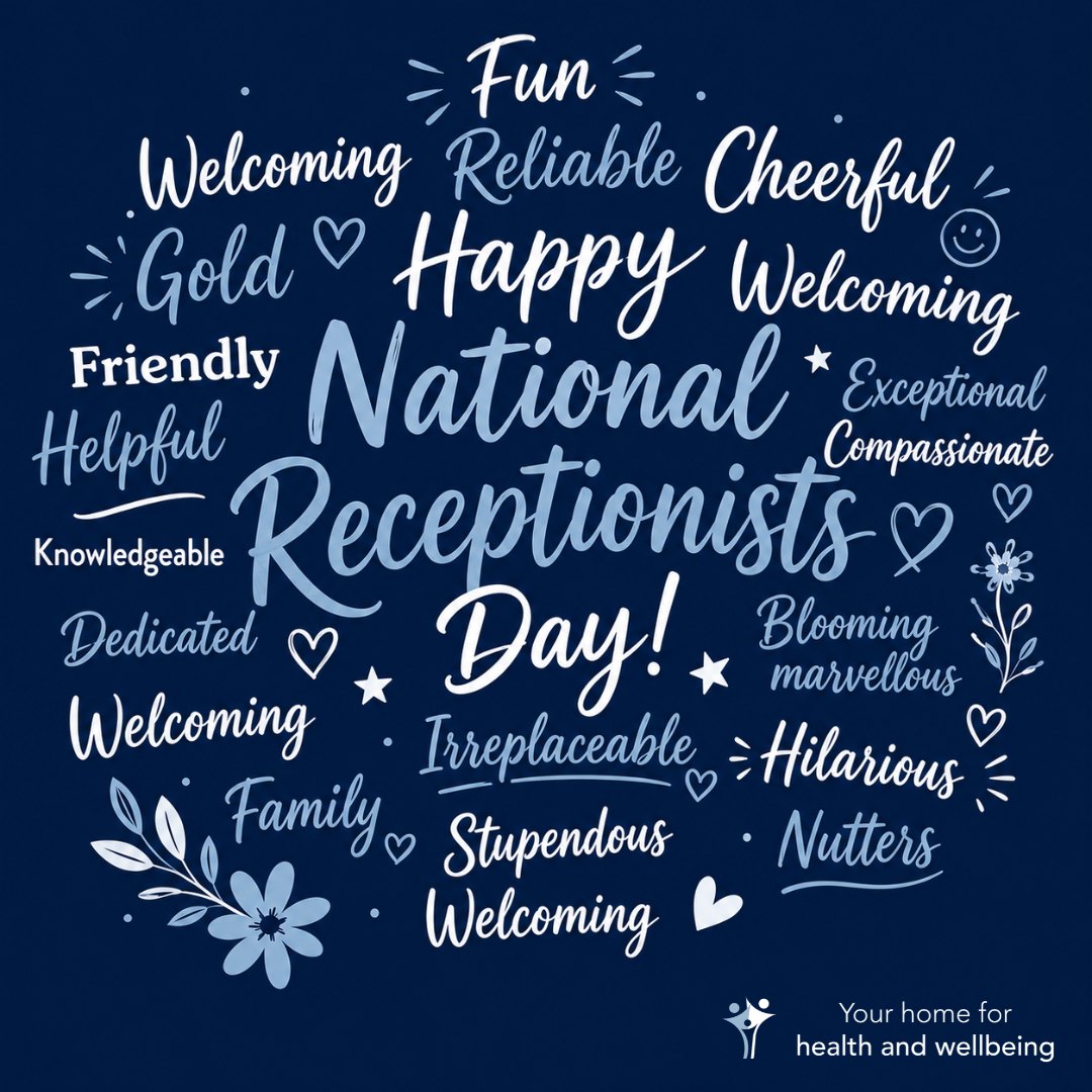 Happy National Receptionists Day to the incredible team – Penni, Sarah, Ali, Amanda & Yvonne - who keep everything running smoothly behind the scenes
We asked our practitioners, instructors & team to describe our reception team in one word… and the responses say it all.
Thank you for the warmth, care, organisation, patience and positivity you bring every single day. Our patients - and our whole team - are better because of you 💙 #physicalbalance #thestudioatphysicalbalance #basingstokeclinic #NationalReceptionistsDay #ThankYou #StudioStars #TeamAppreciation