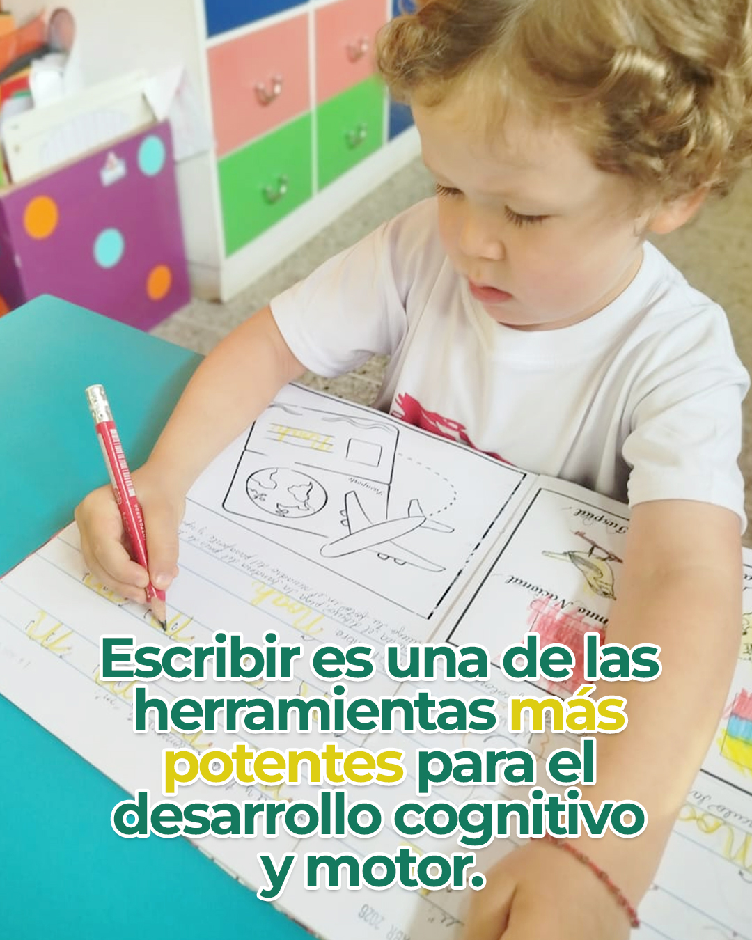 ¿Sabías que el cerebro de tu hijo se enciende de forma única cuando sostiene un lápiz?
El movimiento físico de trazar cada letra refuerza la retención de información y ayuda a los niños a reconocer y memorizar mejor los conceptos.
Al practicar su escritura, nuestros estudiantes no solo mejoran su caligrafía; están entrenando su capacidad de concentración, organizando su pensamiento lógico y construyendo la seguridad necesaria para expresar sus propias ideas.
¿Has notado la emoción de tu hijo al lograr escribir una palabra nueva? Cuéntanos ese momento en los comentarios y celebremos juntos sus grandes logros. 👇💚