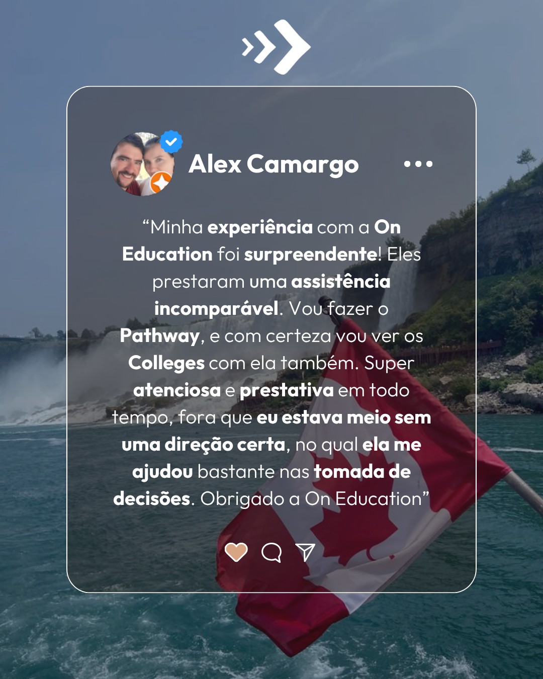 O Alex chegou sem saber exatamente por onde começar. Saiu com um plano, uma direção e a certeza de que tomou a decisão certa.
Às vezes é isso que faz a diferença: não só informação, mas alguém que te escuta e te ajuda a enxergar o caminho com clareza.
Ele vai fazer o Pathway e já está de olho nos próximos passos com a On Education ao lado.
Essa é a experiência que a gente quer proporcionar pra cada pessoa que chega até a gente 🌍
Fala com a gente e descobre o que é possível construir pra você.
Link na bio | On Education
#ViajanteOn #intercambio #estudarfora #oneducation #depoimento #pathway