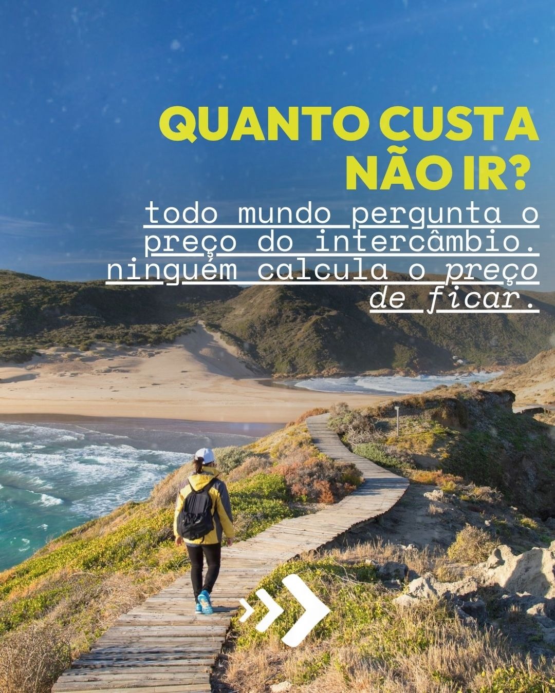 Todo mundo pergunta quanto custa o intercâmbio. Quase ninguém pergunta quanto custa não ir.
O custo do currículo igual ao de todo mundo. O custo do inglês que nunca vira fluência de verdade. O custo do tempo que passa enquanto você espera uma condição que raramente aparece sozinha. Esses custos são silenciosos, mas eles existem e vão se acumulando a cada ano que passa.
Intercâmbio não é gasto. É investimento. E como todo investimento, tem um custo de oportunidade pra quem não faz.
Se você está no momento de entender se faz sentido pra você, a gente pode te ajudar a montar esse plano de forma clara e honesta.
Link na bio | On Education
#intercambio #estudarfora #planejamento #custodevida #oneducation