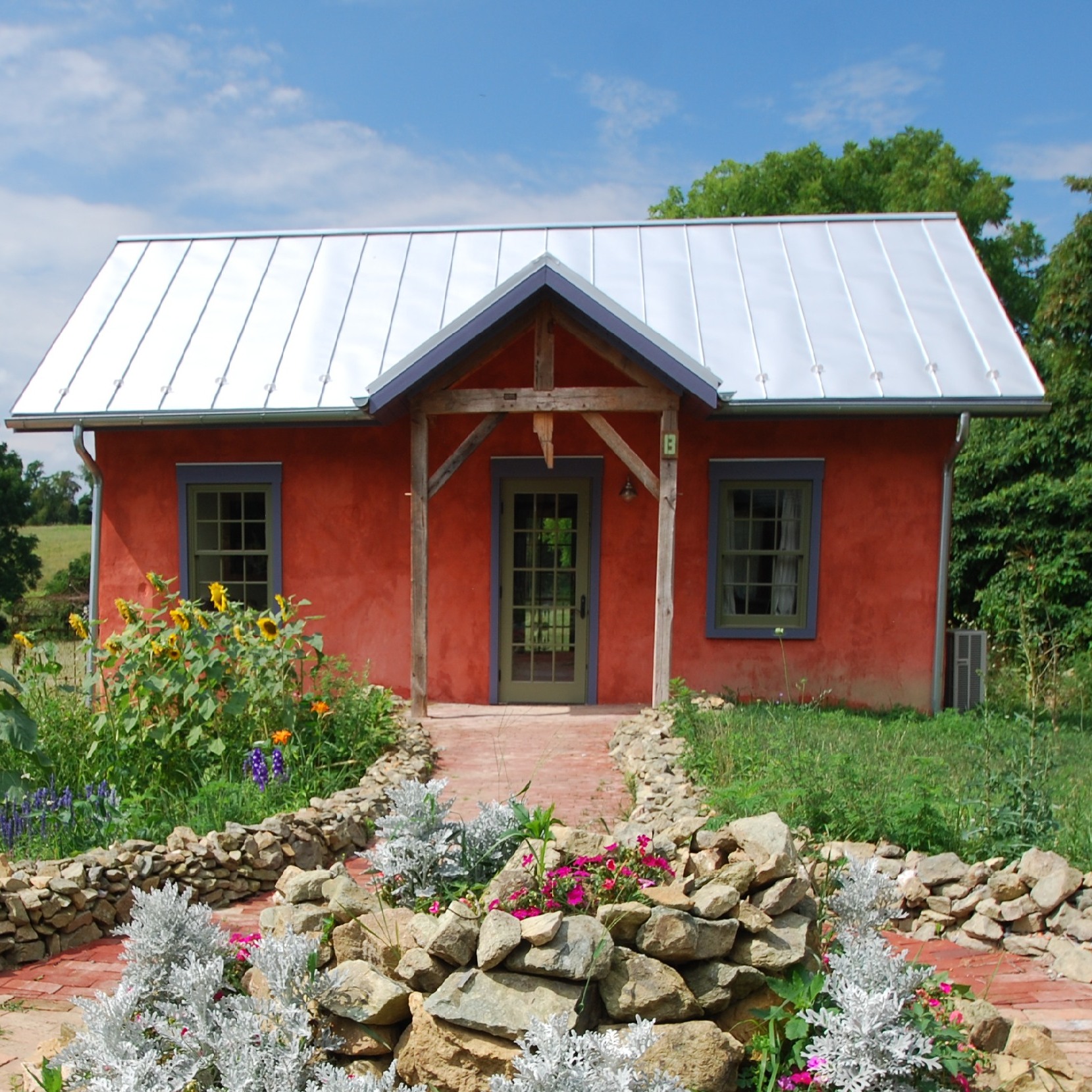 I'd like to dispel a myth today:
The myth is that strawbale can only be used to insulate homes in dry climates.
This is false.
If it were true, I wouldn't do the work I do...because I'm in a wet, four-season climate. I've designed over 4 dozen buildings here over the past 3 decades.
Exactly zero of them are rotting or moldy.
Zero.
Why?
Moisture infiltrates a wall in one of two ways: as liquid water (such as from a leaky pipe or roof) or as vapor/humidity. Preventing liquid water migration requires careful detailing (at wall penetrations and horizontal surfaces). Humidity only becomes a concern if it condenses inside the wall. Which means eliminating cold spots inside the wall (where humidity condenses into a liquid) and using only vapor-permeable finishes that allow humidity to migrate freely through a wall.
More info here: https://www.buildnaturally.com/post/strawbale
As always, questions welcome <3