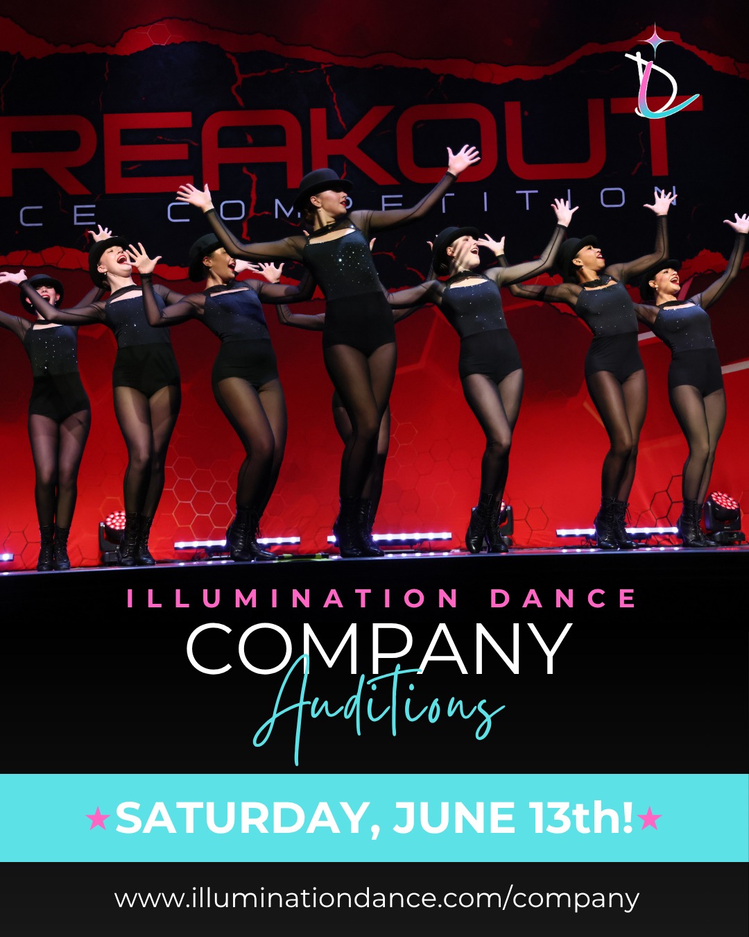 Thinking about taking your dancing to the next level?
Our Company program is a fun, encouraging space where dancers can grow in confidence, build strong technique, and be part of something really special. It’s about more than just performing… it’s about friendships, teamwork, and learning what it means to show up, work hard, and support each other.
If your dancer loves to perform, is eager to learn, and wants a little more out of their dance experience, Company could be the perfect fit.
Find out more: https://www.illuminationdance.com/company