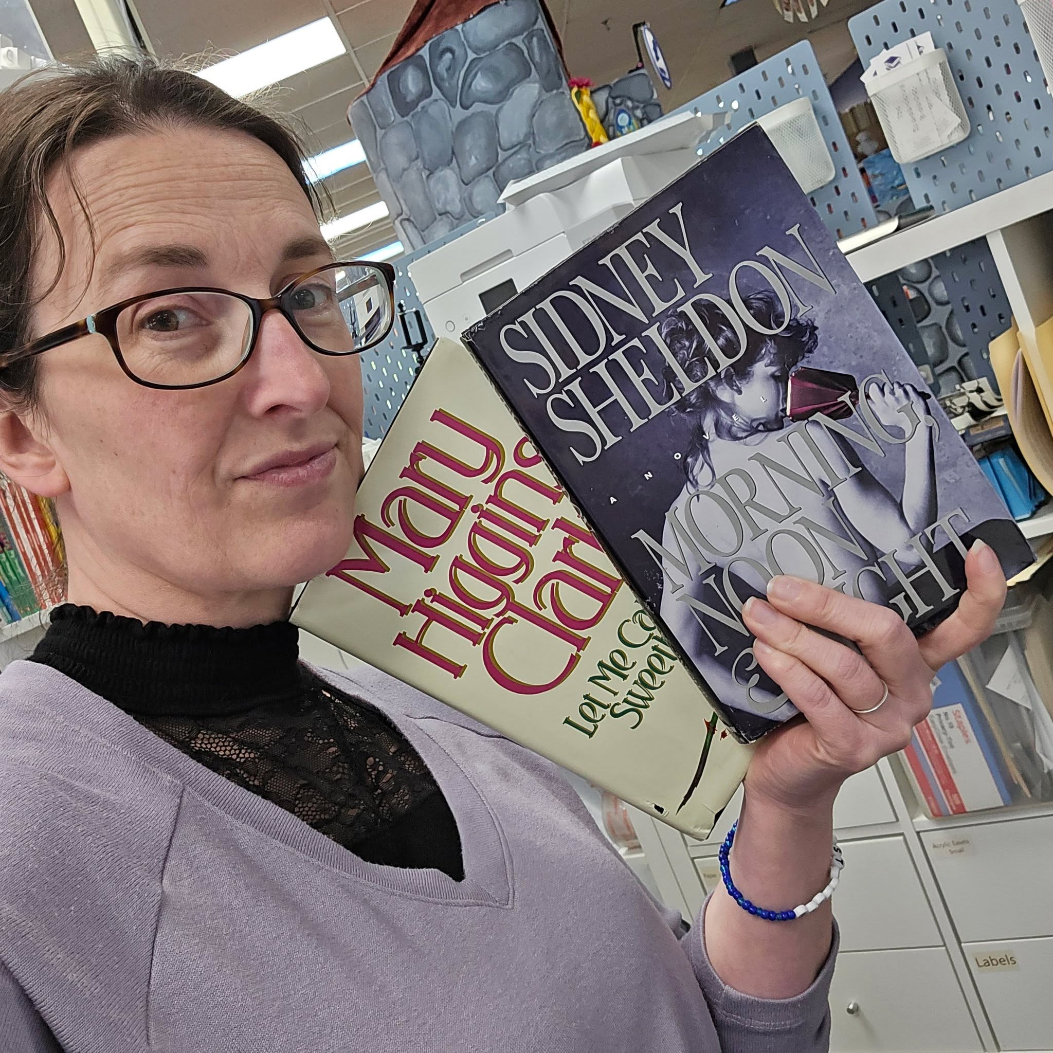 The last time these books were in our inventory, we were 1/4 of the size we are now, and none of us knew how big a role masks would play in our futures. (Am I talking about COVID or BookTok? No clue.)