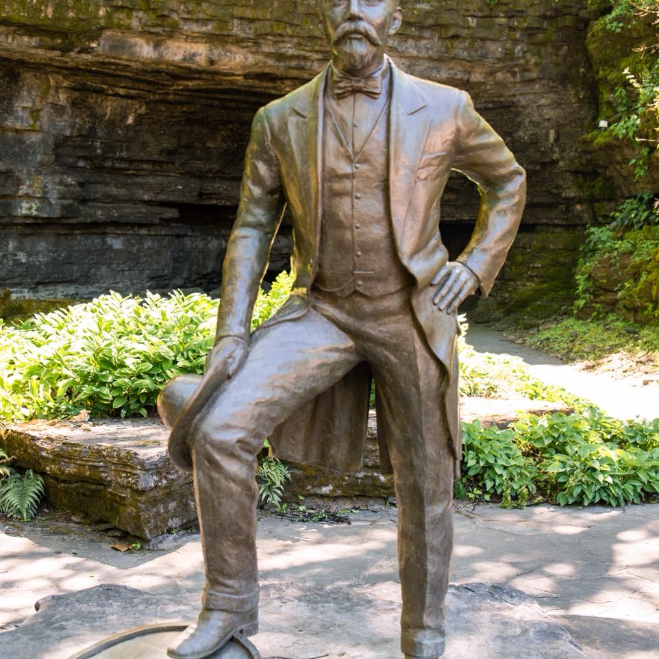 ❗️Fun fact❗️
This statue of Jack is right in front of Cave Spring Hollow, which is the vital limestone spring in Lynchburg that provides the iron free water used in every single bottle of Jack Daniels.
This water is a crucial ingredient for providing their high quality whiskey! 🥃
#lynchburgtn #visitlynchburg #visitlynchburgtn #jackdaniels