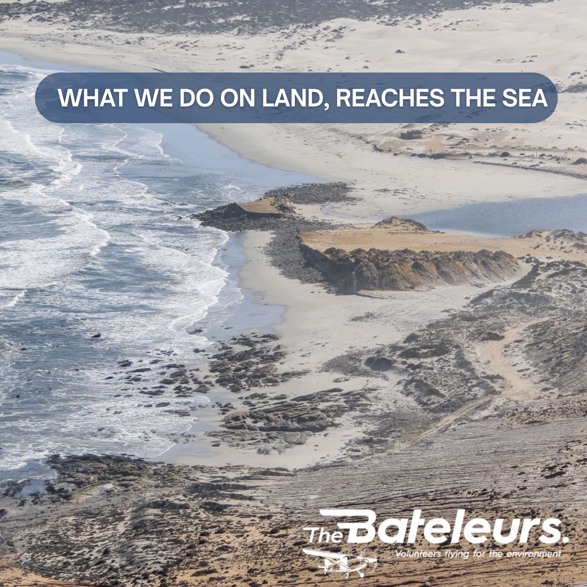 Everything that happens on land eventually reaches the ocean.
The Bateleurs fly coastal surveys supporting The Ocean Cleanup, Two Oceans Aquarium, and SANCCOB, monitoring pollution plumes, illegal dumping, and coastal development from the air.
South Africa's coastline is one of the most bio diverse on Earthnd one of the most pressured. Our volunteer pilots see both.
Support ONE. Support ALL the oceans.
🔗 bateleurs.org | Section 18A receipts issued
#WorldTurtleDay #OceanConservation #CoastalSurvey #TheBateleurs #TheOceanCleanup #SANCCOB #TwoOceansAquarium #SouthAfrica
