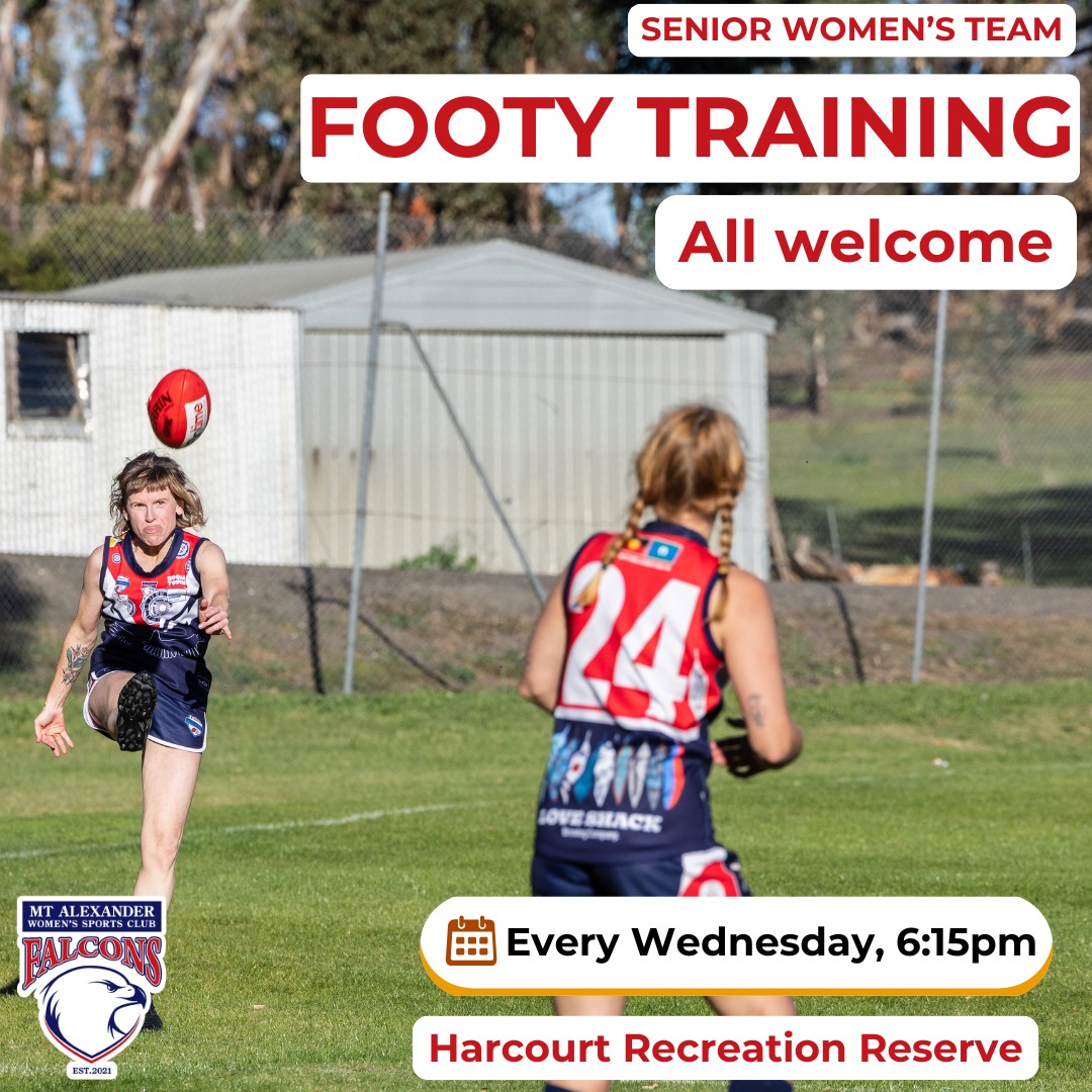 DON'T THINK, DON'T HOPE, DO (Training tonight)!! 6:15pm at Harcourt.