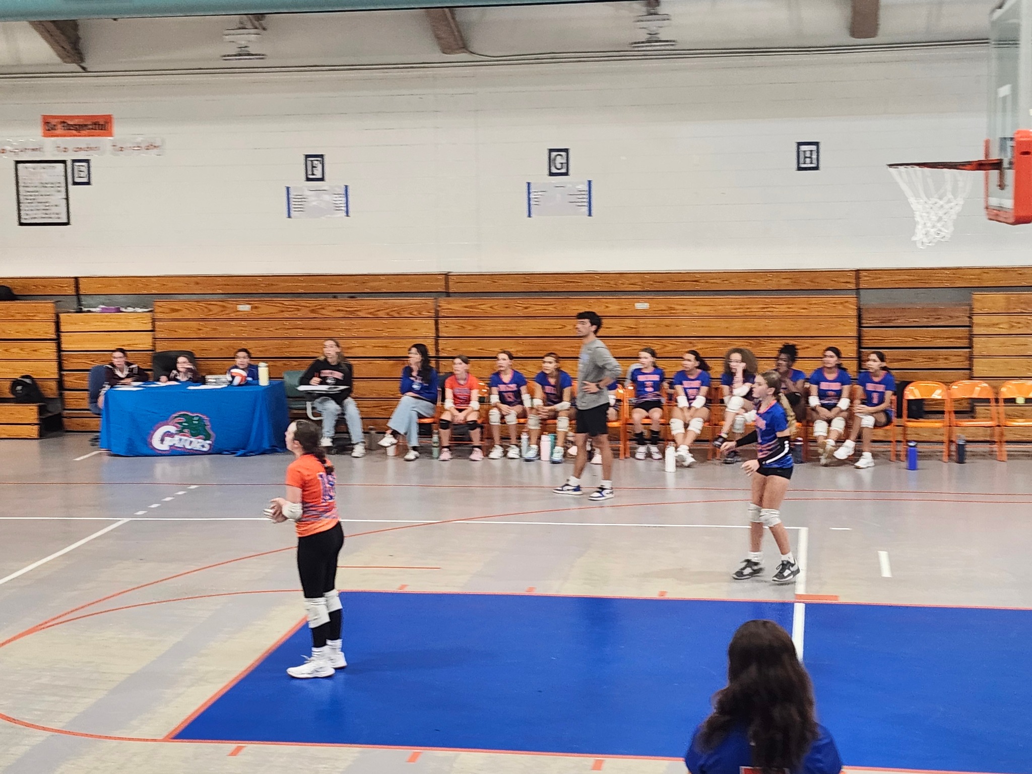 Our Gators played hard on the volleyball court today! Great work!