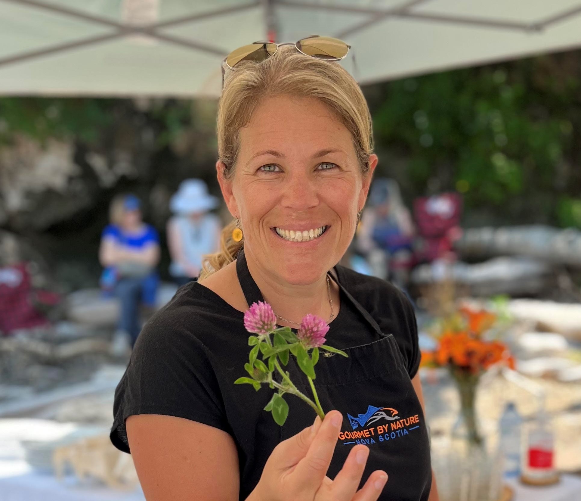 Something new is growing. 🌿 I'd like you to meet Yoga by Nature Nova Scotia, Gourmet By Nature's sister (ahem...wife?). Same roots, same love, new way to connect with nature.
No experience needed. Just a willingness to show up and breathe.
I'm Tara, the other half of Gourmet By Nature. Yoga By Nature has been a fun dream of mine and I'm so happy to share this with you! We'll be offering some outdoor guided yoga sessions alongside our foraging walks ... with MORE NEW 'food stuff' coming your way this summer. Stay tuned...