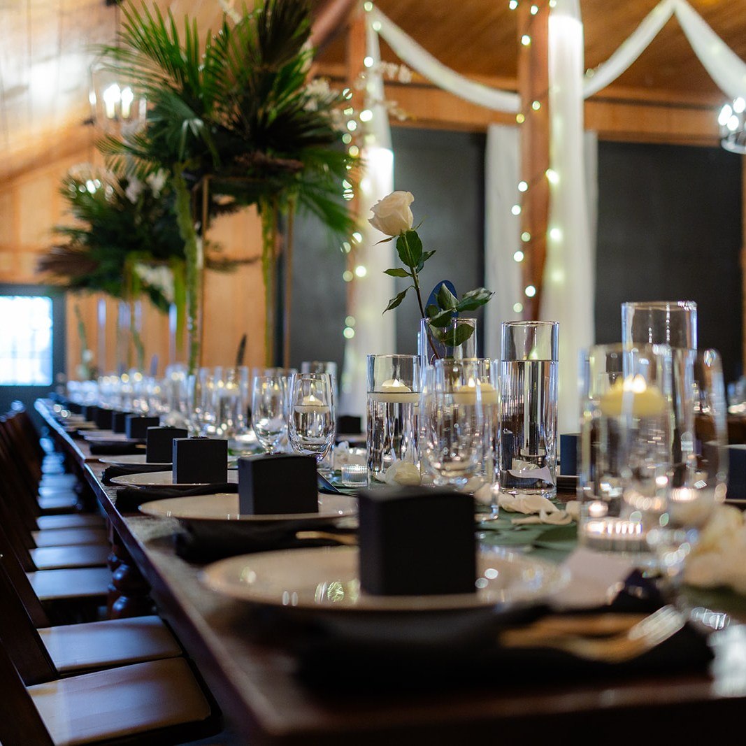 There’s something about seeing a reception space before guests arrive… the quiet before the celebration, candlelight flickering, every detail finally in place. ✨
For Basia & Joseph, we leaned into romantic black and white tones, layers of candlelight, orchids, lilies, and tropical touches to create a space that felt warm, intimate, and a little unexpected.
This couple is especially dear to me, and being trusted with such an important day is never something I take lightly.
Swipe through for some of my favorite details from a wedding that proved beautiful things can happen even when plans change due to a rare snow storm.
@river_highlands_ranch @bouquet.garni.catering @capturebysuephotography @djswitchentertainment @mcnallymoments