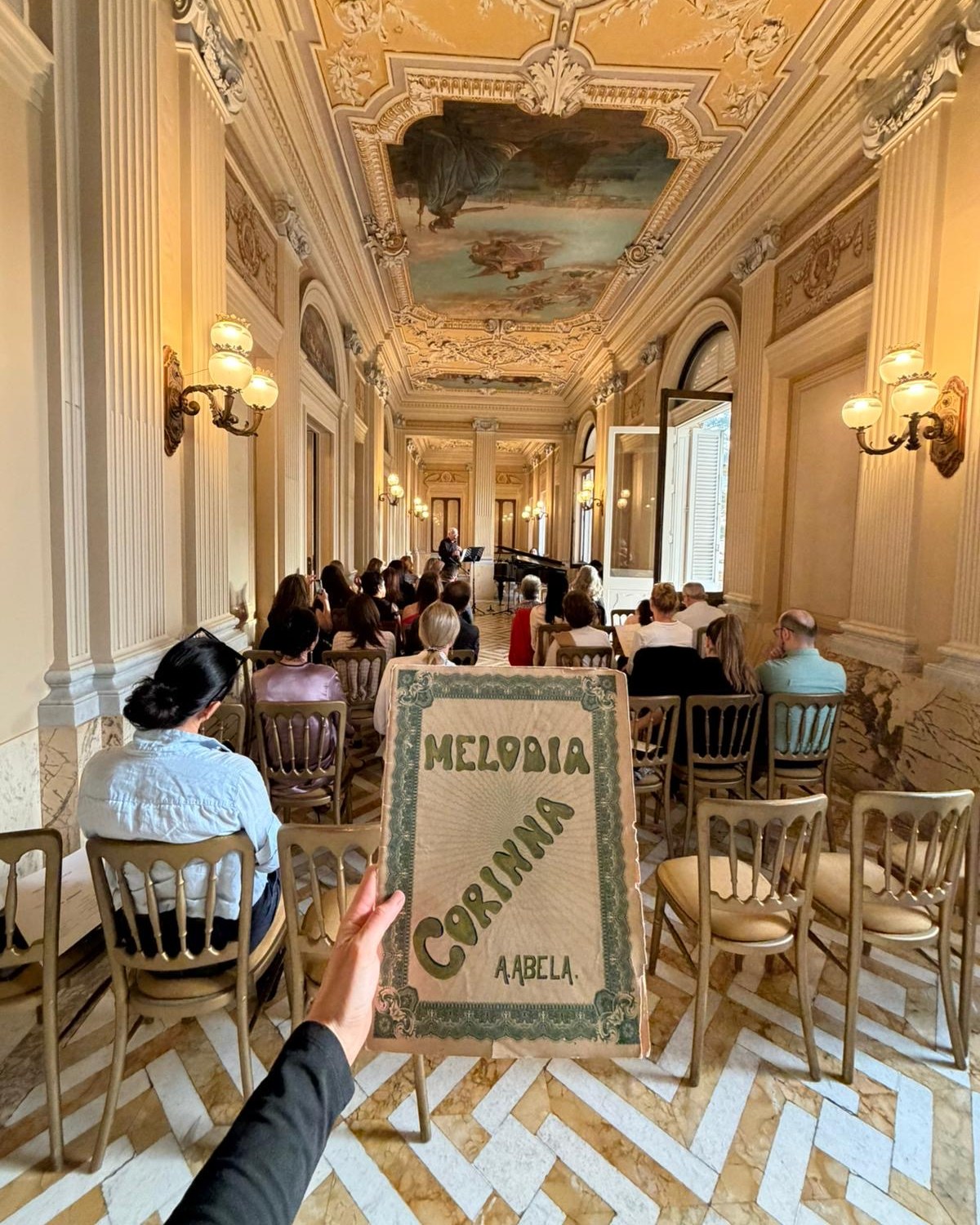 In April 1923, Marquis John Scicluna welcomed his first daughter, Corinna, into the world. The band club of Naxxar - grateful for his generous patronage and proud of their connection to the family - marked the occasion with an original composition by A. Abela, written especially for her birth.
The piece found its way into our archives, where it stayed for a century.
On 8th May, we invited it back. Members of the same band club worked with us to revive the composition and premiere a brand new work alongside it. Thank you to Maestro Michael Pirotta, clarinettist Noel Beck, and pianist Maria Elena Farrugia gave both pieces an evening they deserved.