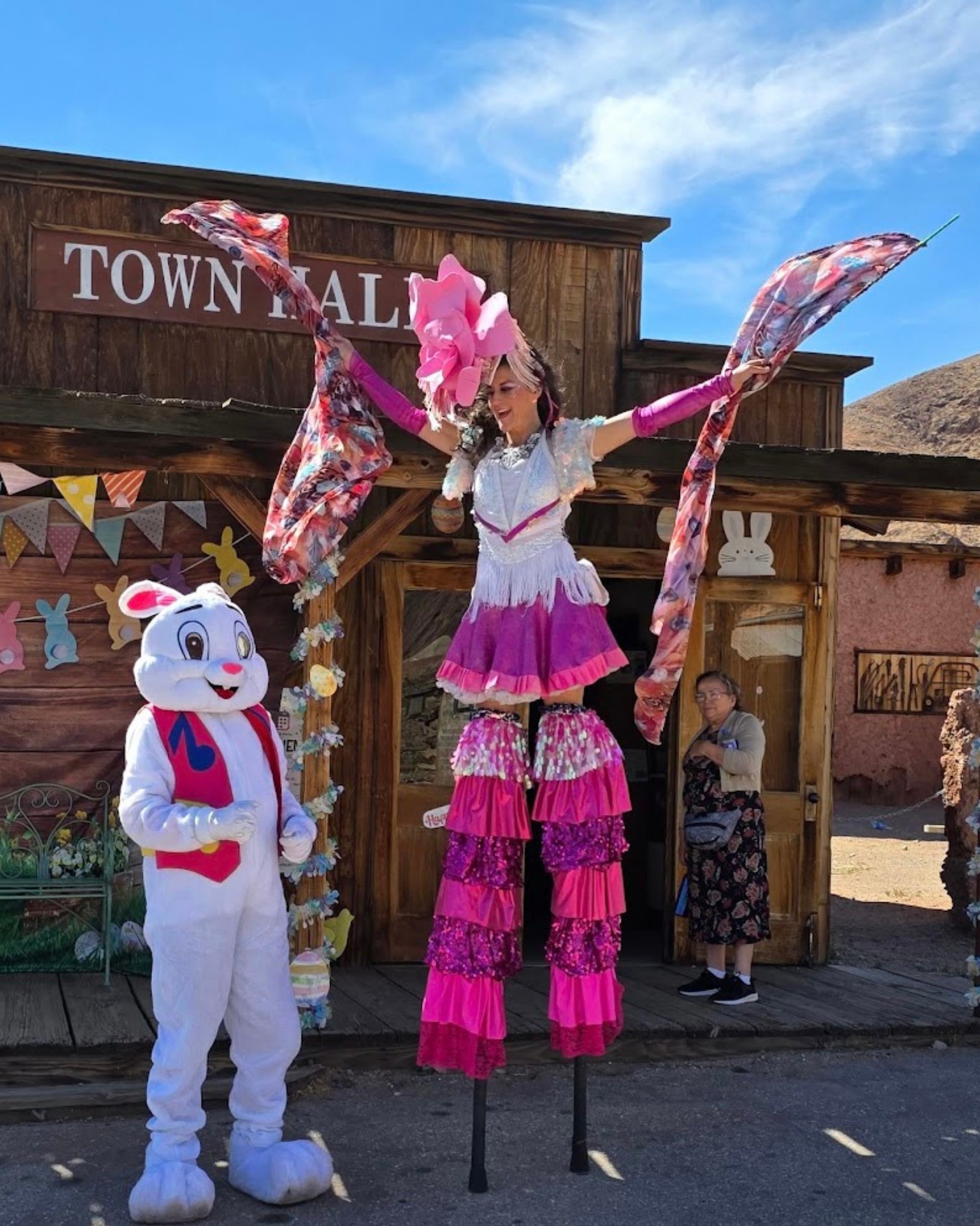 Stilt walkers at a spring event are basically impossible to ignore 😄🌸🎪
Kids stop.
Adults stare.
And everyone suddenly starts taking photos like a celebrity just walked in.
Between the giant fans, colorful costumes, and being approximately twelve feet tall… this is the kind of entertainment that instantly changes the energy of an event.
Honestly, the hardest part is explaining to kids why they can’t have stilts by tomorrow morning 😂
DM us to bring stilt walkers to your spring event before dates fill up.
.
.
#StiltWalker #SpringEvents #FestivalEntertainment #EventEntertainment #FamilyFun #InteractiveEntertainment #OutdoorEvents #KidsEntertainment #LiveEntertainment #MagicalMemories