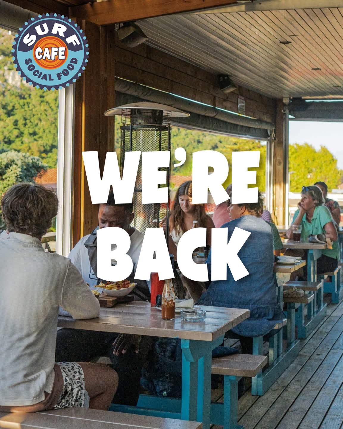 Weโre BACK and officially open again! ๐ปโก๏ธ
After the last few days without power, the lights are on, the drinks are cold and the weekend can finally begin ๐
And itโs Fridayโฆ you know what that means ๐๐น
Good music, good vibes and your favourite spot waiting for you.
Come over and kick off the weekend with us at Surf Cafe Plett ๐