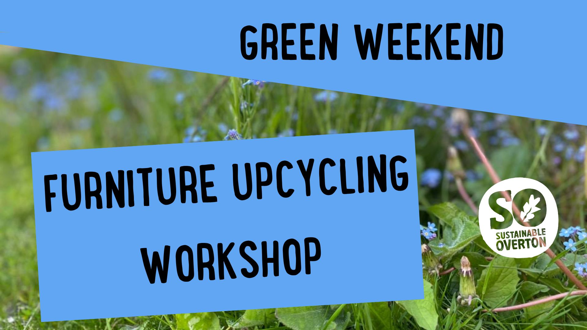 Give old furniture a new life or take some time for yourself. You can join our furniture upcycling workshop with no booking - just drop in at 3pm on Sunday 7 June - St Mary's Hall.
Find out about all our Green Week activities here: www.sustainableoverton.org.uk/greenweek
#GreenWeekOverton