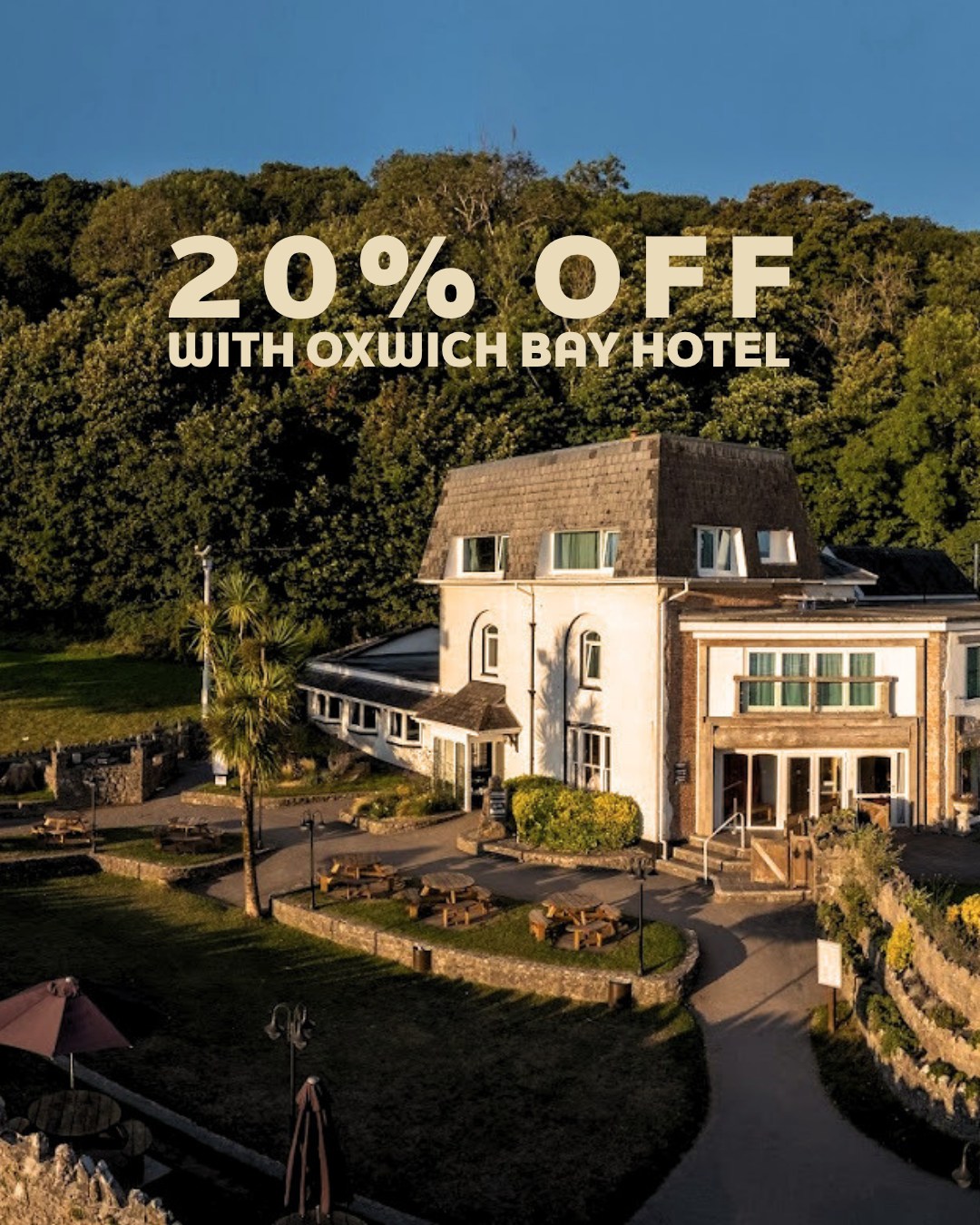 Yup, that’s right! 🌿🧖♀️🧖♂️🧖
We’ve partnered with Oxwich Bay Hotel to offer you an exclusive 20% OFF ✨
Book your stay with the hotel and you’ll receive a discount code for your sauna session - and vice versa! 🌊🌿
Stay by the sea, unwind, and relax like never before 🌊
Your next relaxing getaway starts here ✨
@oxwichbayhotel
#OxwichBayHotel #VisitWales #Gower #StaycationUK #TySawna #Oxwich