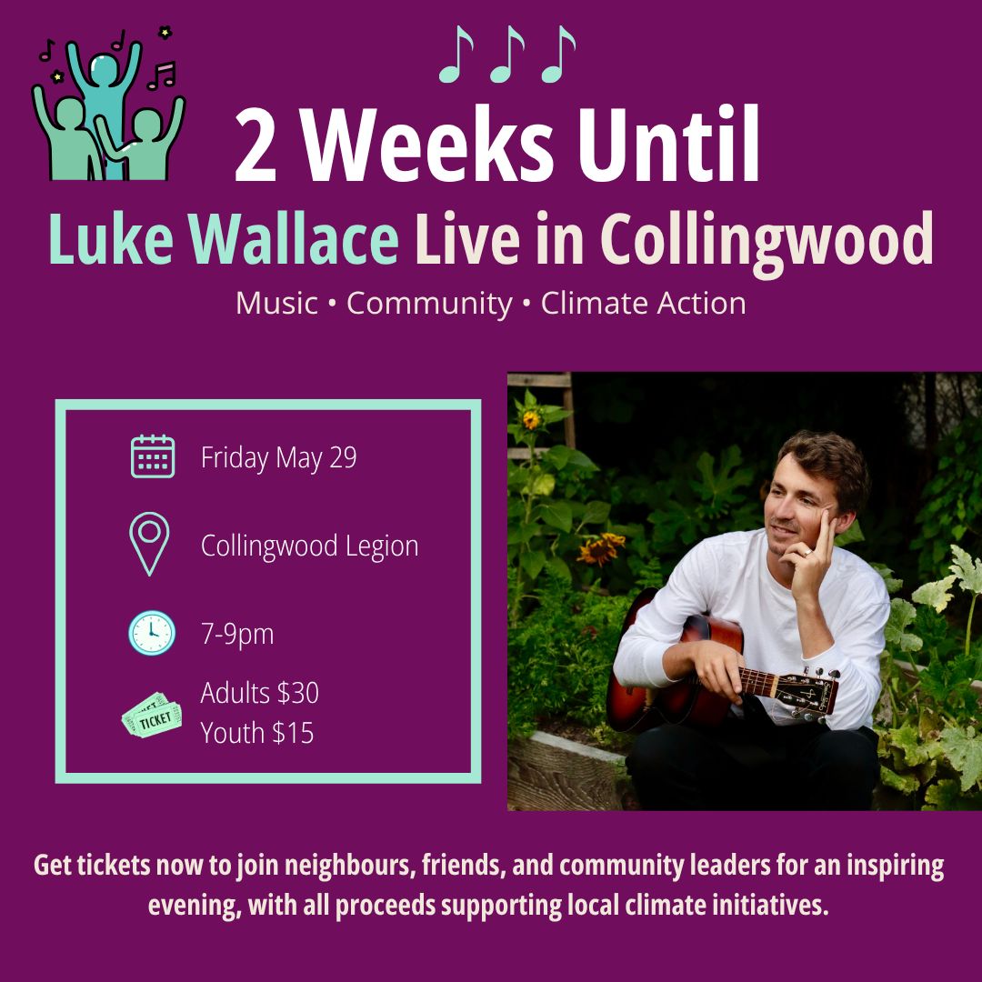 Don't miss this amazing night of live folk music! Be part of something meaningful by supporting local climate initiatives while enjoying music, storytelling, and community building. Get tickets now before they run out. 🎟Get tickets at the link in b1o
#lukewallace #livemusic #collingwood #climateaction #communityevent #supportlocal