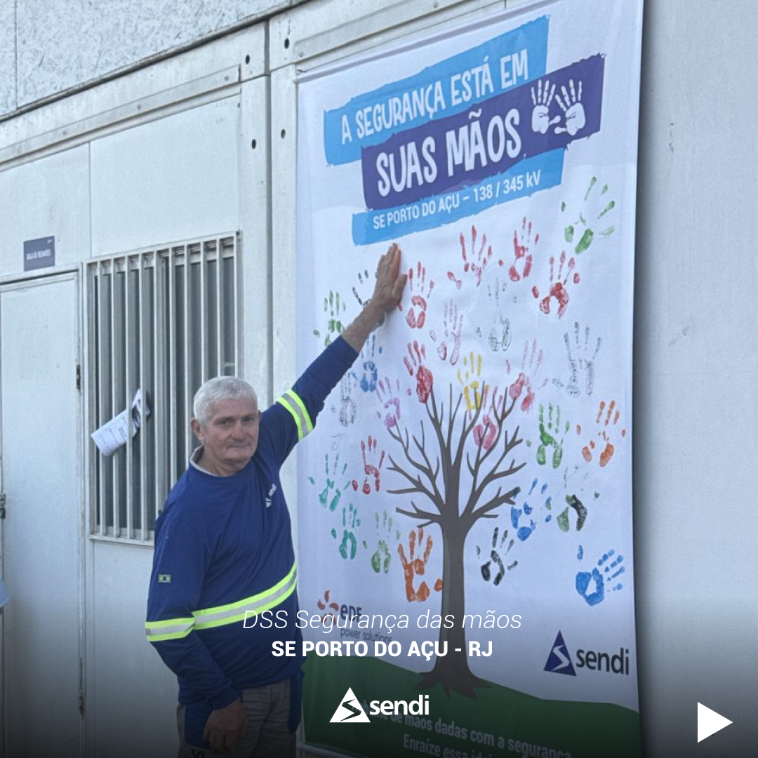 Na última sexta-feira, a Equipe de Segurança do Trabalho da SE Porto do Açu, localizada na divisa de Campos dos Goytacazes e São João da Barra, Estado do Rio de Janeiro, realizaram uma ação in loco sobre a segurança das mãos.
A atividade contou com uma atividade simbólica da construção de uma árvore com as mãos de todos os colaboradores, afinal a árvore simboliza a conexão e a evolução do ciclo da vida. Parabéns a todos pela iniciativa e que a segurança seja sempre o princípio de toda e qualquer atividade. 🚀⚡
#segurançadotrabalho #sendi #engenharia #préfabricados #construção #obras #projetos