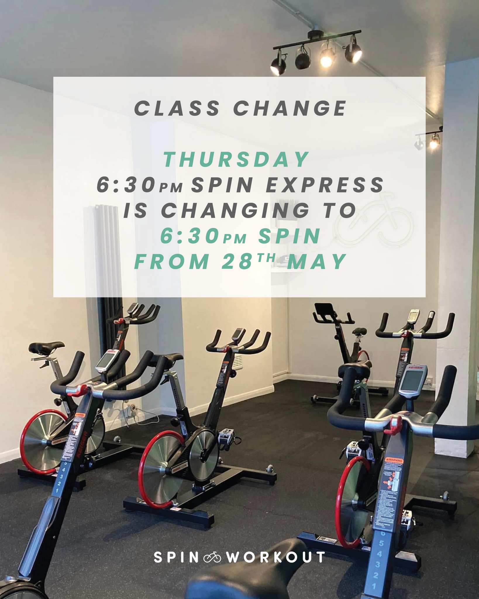 📣 Class Update 📣
From Thursday 28th May, our 6:30pm Spin Express class will become a full 45-minute Spin class 🚴
Same great energy, just more time to ride, sweat, and push yourself!
🗓 Thursdays
⏰ 6:30pm
🚴 Spin (45 mins)
Book your bike as usual via the app. We can’t wait to see you there!
#SpinAndWorkout #SpinClass #IndoorCycling #EnjoyTheRide
