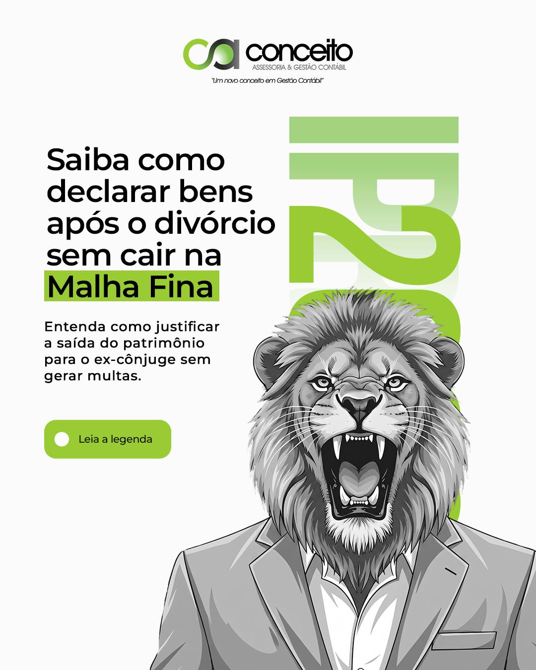 Saiba como declarar bens após o divórcio sem cair na malha fina
A separação já traz muitas mudanças, e o seu imposto de renda não pode ser mais uma dor de cabeça. Quando ocorre um divórcio, a forma como o patrimônio é dividido precisa ser informada com exatidão à Receita Federal, e qualquer divergência entre as declarações do ex-casal é um passaporte direto para a malha fina.
O grande erro que gera multas é a falta de justificativa na variação patrimonial. Se um imóvel, carro ou saldo bancário estava na sua declaração e, após a partilha, passou para o nome do seu ex-cônjuge, você não pode simplesmente apagar esse bem do sistema neste ano.
É obrigatório dar a baixa correta na ficha de "Bens e Direitos", zerando o saldo atual e detalhando no campo de discriminação os dados da partilha (informando se foi amigável ou judicial) e o CPF do ex-cônjuge que ficou com a posse.
Da mesma forma, quem recebe o bem precisa registrar a entrada desse patrimônio na sua própria declaração para justificar a evolução dos bens de forma legal, sem que o Leão cobre impostos indevidos sobre essa transferência.
Não deixe que a divisão do patrimônio se transforme em multas ou bloqueio do seu CPF nesta reta final do prazo! Fale com a nossa equipe para analisarmos a documentação da sua partilha e enviarmos a sua declaração com total segurança.
📲 (51) 99954-9953 | 🌐 www.conceito.cnt.br
#ConceitoContabil #ImpostoDeRenda2026 #IRPF2026 #Divorcio #PartilhaDeBens #DireitoDeFamilia #MalhaFina #ReceitaFederal #ContabilidadeConsultiva #EvolucaoPatrimonial