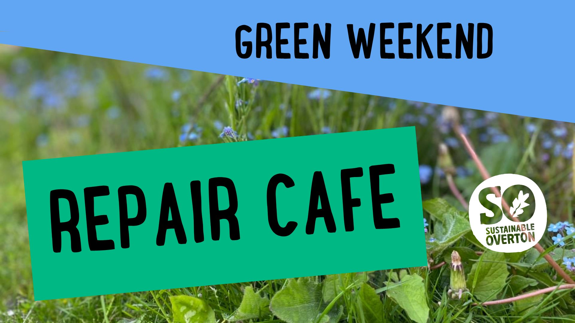 Got something broken that isn't ready to be thrown away? Bring it to our Repair Cafe on Saturday 6 June during Green Weekend.
Our brilliant volunteers will do their best to fix it!
Find out more about our repair cafe on our website www.sustainableoverton.org.uk/repair-cafe
#GreenWeekOverton