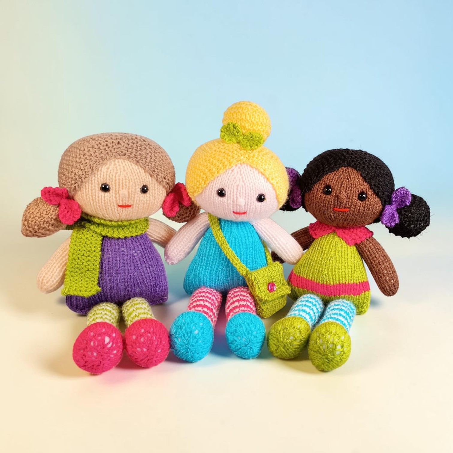 Thank you all for waiting so patiently while I finished up this pattern after my holiday!
I enjoyed reading all your wonderful name suggestions, and I’m delighted to let you know that Poppy, Daisy, and Rose are now officially listed and ready to come to life on your knitting needles.
Which one will you knit first?
https://www.ravelry.com/patterns/library/friendship-dolls-2