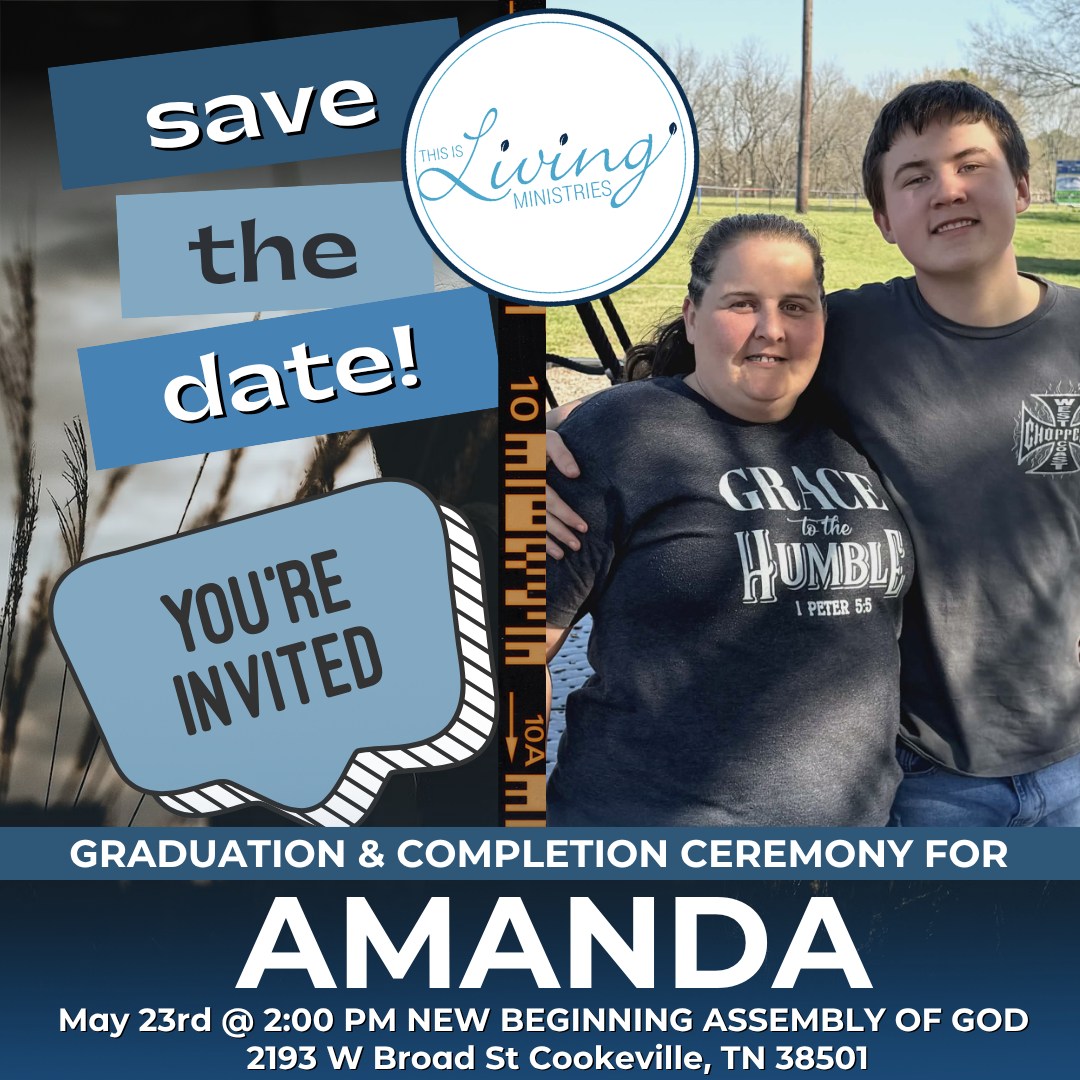 Please join us this Saturday at New Beginning Assembly of God as we celebrate Miss Amandaโs graduation!
๐
Saturday, May 23rd 2:00 PM
๐New Beginning Assembly of God (Big Building)
๐2193 W Broad St Cookeville, TN 38501
We are so proud of Amanda and all she has accomplished. Even better, she will be staying with us as an intern, and we could not be more thrilled to continue having her as part of our church family. Congratulations, Amanda!
#thisisliving #tilm #fromaprison2apalace #cookevilletn