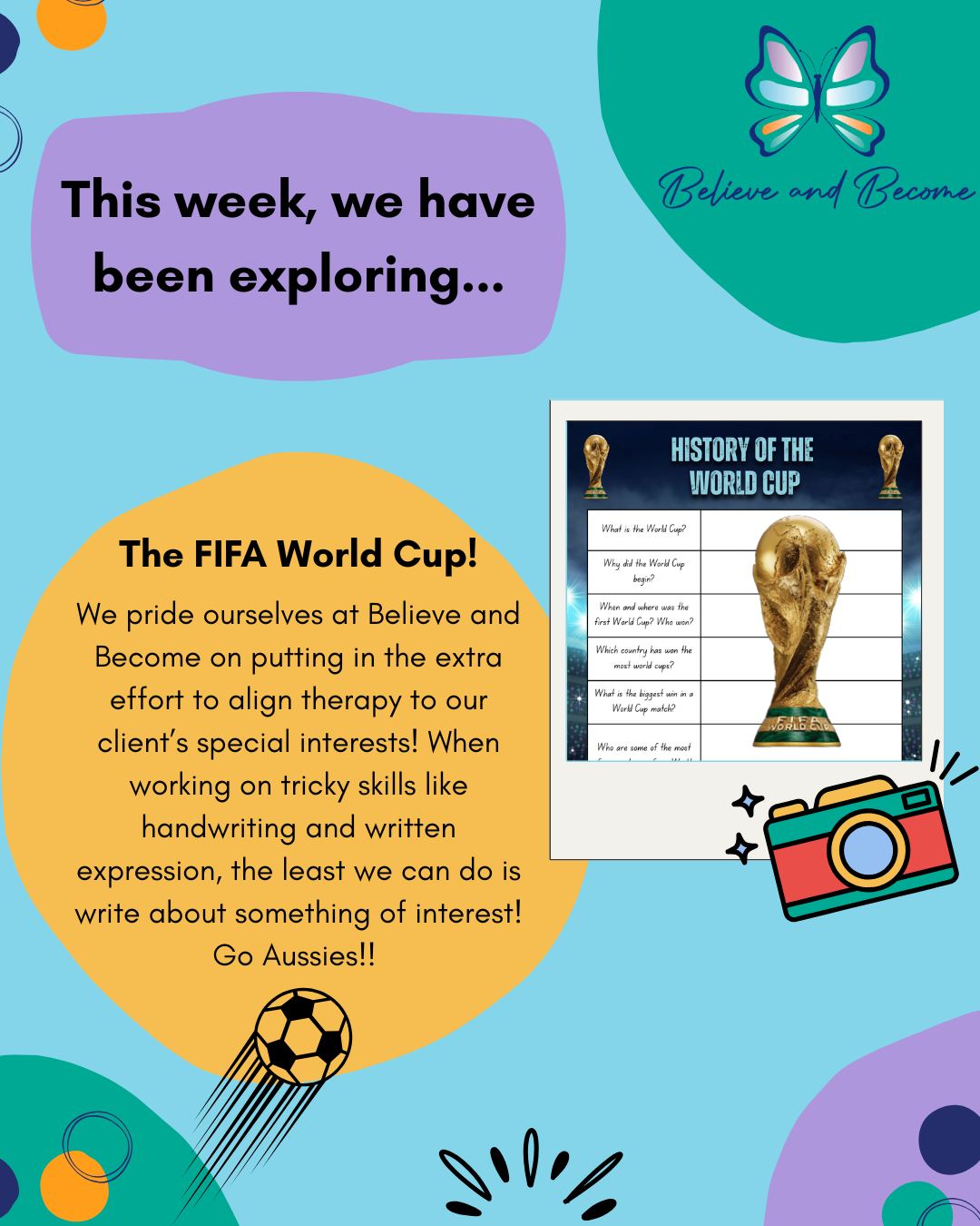 Take a look at what we have been up to this week! 🦋