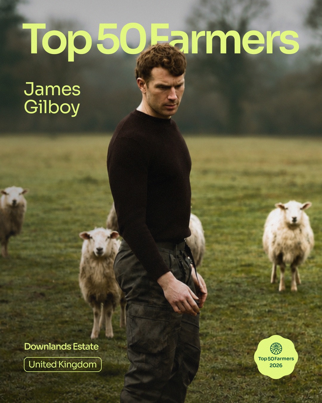 Meet James Gilboy / @farming_downlands / 📍England
James was nine years old when he pulled a lamb from a ewe on a farm near his home. At that moment, he knew that working the land was for him.
Between a hiking trip with his father through the Pyrenees, and watching YouTube videos of farming icon Joel Salatin, James immersed himself in the art of regenerative farming.
“I love food, high quality ingredients, nature, and the countryside. This kind of farming just made sense for me.”
Now, he’s spearheading Downsland, a 280-hectare regenerative farm in Hampshire, 80km south of London, from scratch. Combining his passion for food and creating high quality ingredients that are good for people, the animal and the environment.
🔗 Follow the link in @top50farmers bio for the full story of how James is proving that the best food and the best farming are one and the same.
✍️ Written by @top50farmers and @bonattos_
#top50farmers #JamesGilboy #top50farmers2026 #Downsland #t50f2026 #T50F #regenag #regenerativeagriculture #regenerativefarming #soilhealth #knowyourfarmer #futureoffarming #europe #england