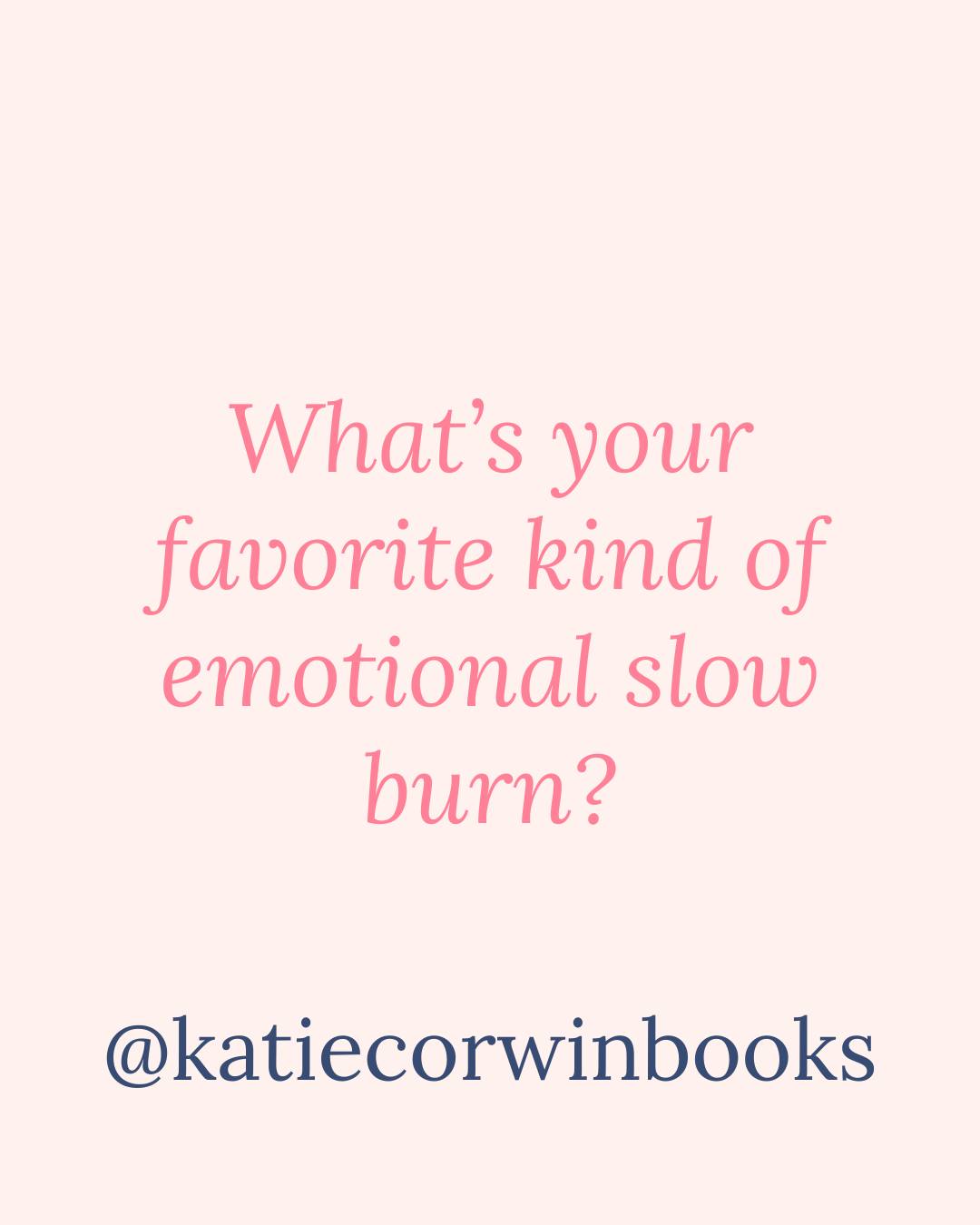 The friendship first?
The emotional walls?
The quiet loyalty?
The “I’ll wait for you” energy? 🌲
Tell me your favorite kind of slow burn.
#katiecorwinbooks #slowburnromance #romancereader #bookishlife #cleanromance #faithreads