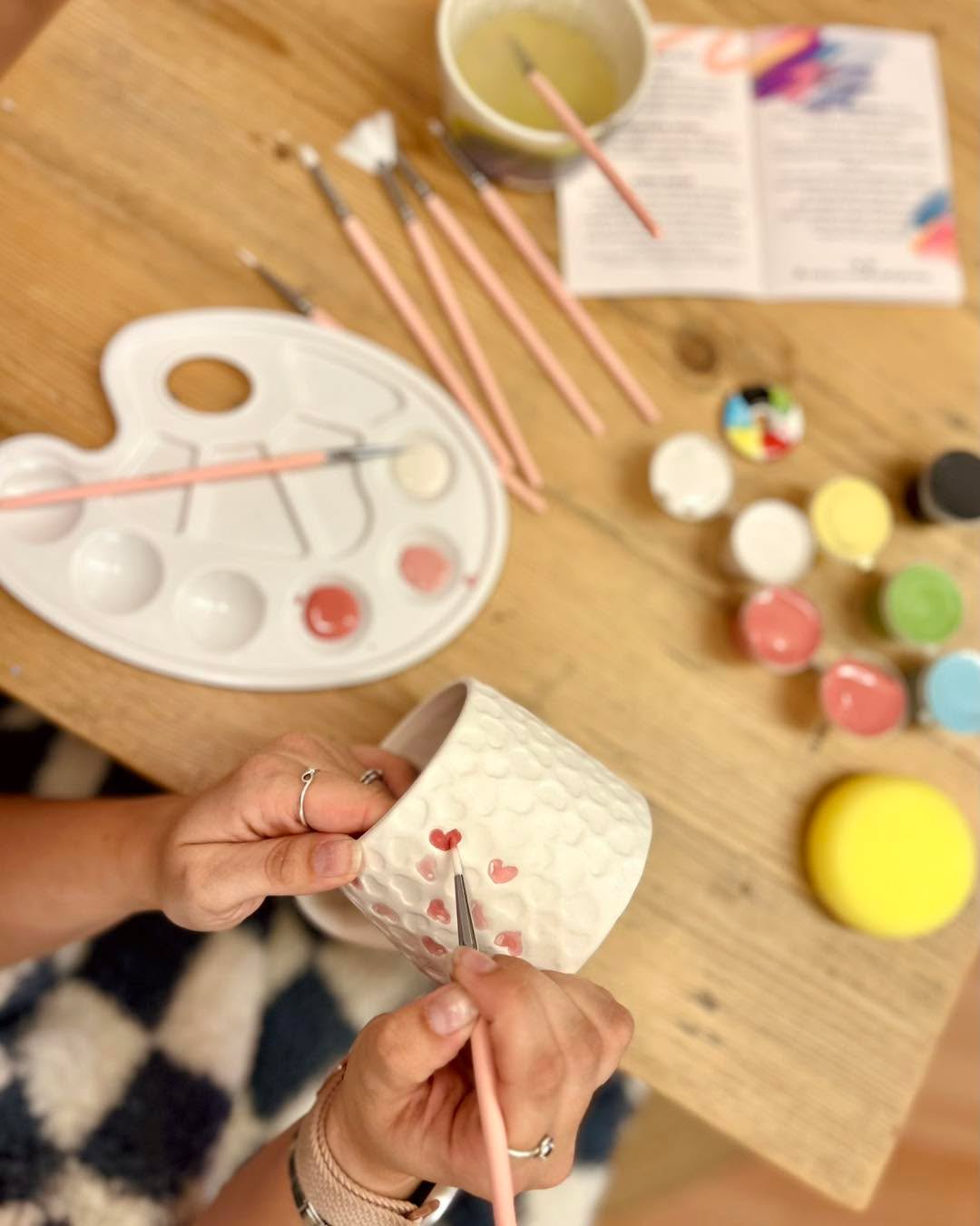 Let’s talk Paint at Home Kits 🎨🏡✨
Perfect for cosy evenings, rainy days, birthday gifts or a little creative time at home 🤍
Pre-order online for the quickest collection, or just pop into the studio and pick one up while stocks last! You’ll choose your pottery when you collect, so you can pick your favourite piece in person ✨
We also have optional add-ons available in the studio, including palettes, brush sets & sponges 🖌️ (or simply use any bits you already have at home!)
Once finished, return your pottery to us for glazing & firing and we’ll transform it into a shiny, functional, food-safe finished piece ready to use and love 🤍
Available while stocks last ✨
#PaintAtHomeKit #PotteryPainting #CreativeAtHome #PotteryStudio #HappyGlazePottery