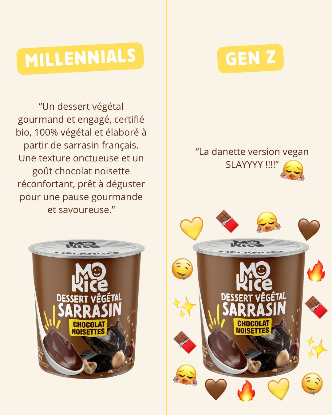 Nous aussi, on pouvait pas rater cette trend 🙄🤣
Alors, vous êtes plutôt quelle team ?
#moricedesserts #dessertsvégétaux #vegan #bio #madeinmarseille