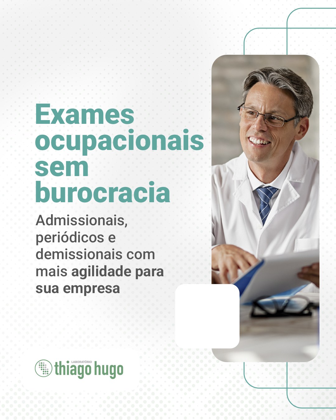 A medicina ocupacional faz parte da rotina de empresas que precisam manter segurança, organização e conformidade nos processos trabalhistas.
Exames admissionais, periódicos, demissionais e avaliações ocupacionais ajudam no acompanhamento da saúde dos colaboradores e contribuem para uma gestão mais eficiente.
No Laboratório Thiago Hugo, sua empresa encontra mais praticidade, agilidade e suporte para cuidar da saúde ocupacional sem complicação.
🔬Laboratório Thiago Hugo
☎📲 Whatsapp ou Call Center (38) 3531-8650
📧 contato@laboratoriothiagohugo.com.br
📍Unidades em Diamantina, Patrocínio, Conceição do Mato Dentro e região.
Para mais informações, acesse o site:
🌐 www.laboratoriothiagohugo.com.br
#diamantinamg #conceiçãodomatodentro #patrocinio #laboratoriothiagohugo