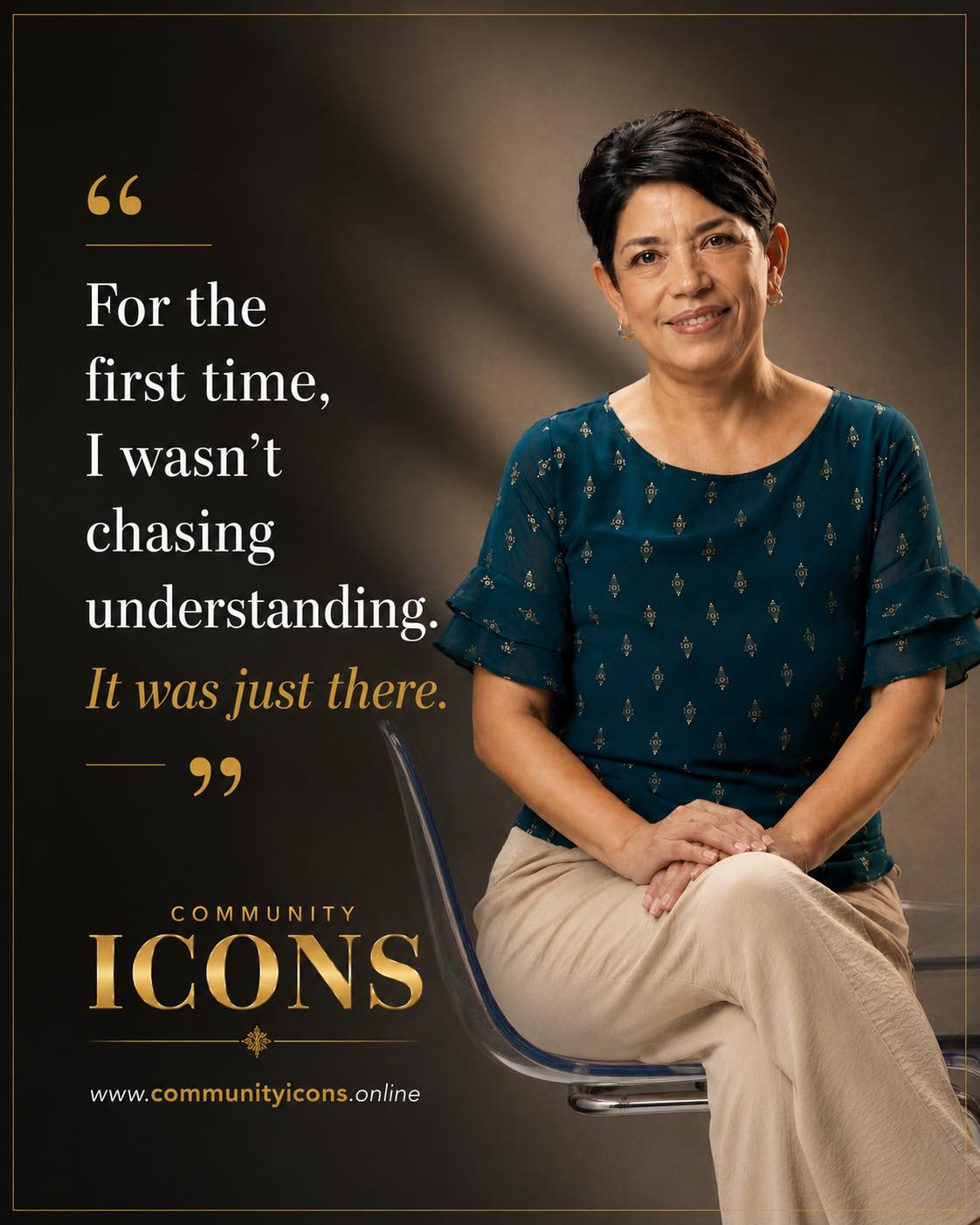 Dr. Luvia Rivera Valles’ story is one of resilience, quiet strength, and the life-changing power of belonging.
From overcoming language barriers as a child to becoming a respected mathematics educator and mentor, her journey reminds us that sometimes the greatest impact begins with someone simply saying, you belong here.
“For the first time, I wasn’t chasing understanding. It was just there.”
A beautiful reminder that growth often begins the moment we stop doubting our own potential.
Photography: Nazareth Garcia
Thank You to: Arizona Latin-American Medical Association
Hugh & Barbara Lytle Foundation
#CommunityIcons #Legacy #TimelessInfluence #DrLuviaRivera #Issue5 #TheJournalofTimelessInfluence
