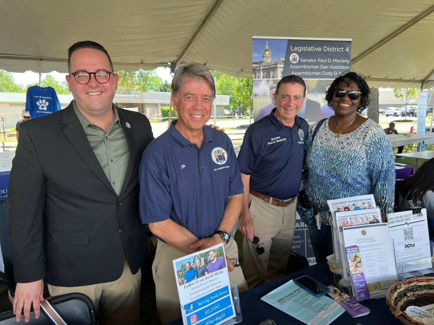 ☀️ We’re out at the Gloucester County Senior Picnic today!! Stop by our table to say hello and grab some information about property tax relief!! 🎉