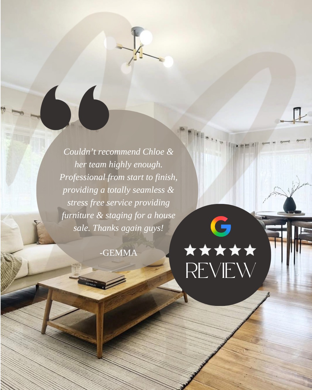 This is exactly why we do what we do.
There's nothing better than hearing a client felt supported, stress-free, and confident throughout the process. Staging shouldn't add pressure, it should take it off your plate and let the property do the talking.
Thanks so much for trusting us with your sale, Gemma. Reviews like this genuinely make our day and reason for establishing in the first place.
If you're prepping a property and want the same seamless, professional experience, let's chat.
📩 Contact us for your FREE consultation www.bespokestagingni.com
#googlereviews #review #bespokestagingni #homestaging #results